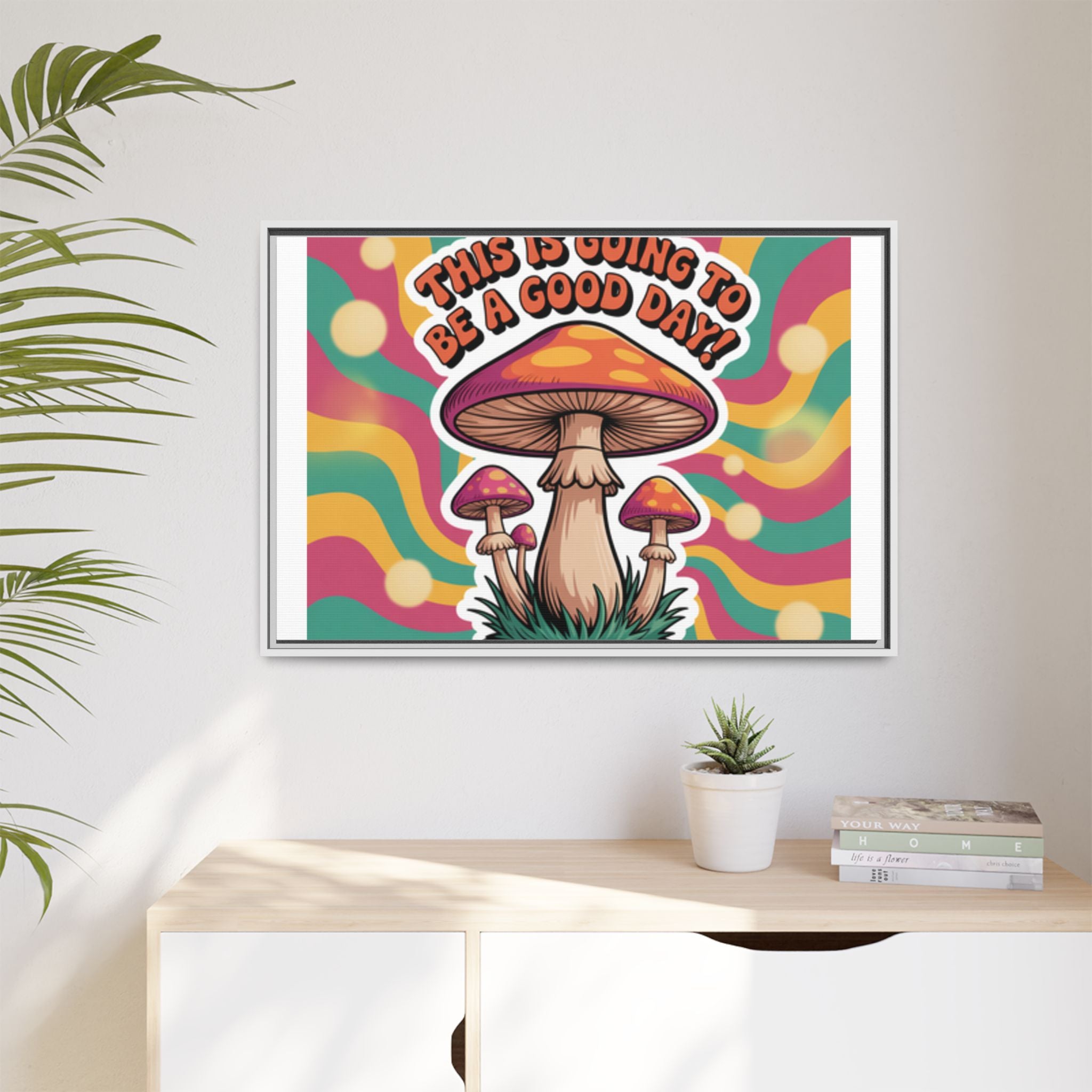 Colorful Framed Canvas Art - "This Is Going To Be A Good Day!" - Positive Vibe Decor, Wall Art for Home, Gift for Friends, Happy Day [...]