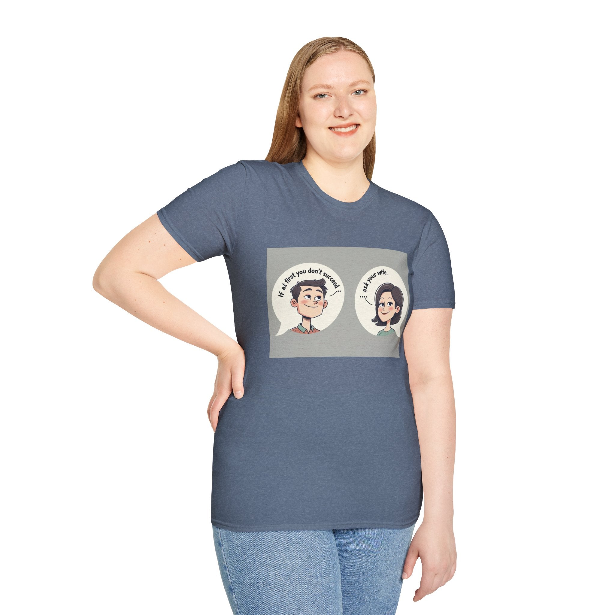 Playful Conversation T-Shirt, Funny Graphic Tee, Unisex Humor Shirt, Casual Wear, Gift for Friends, Quirky Outfit