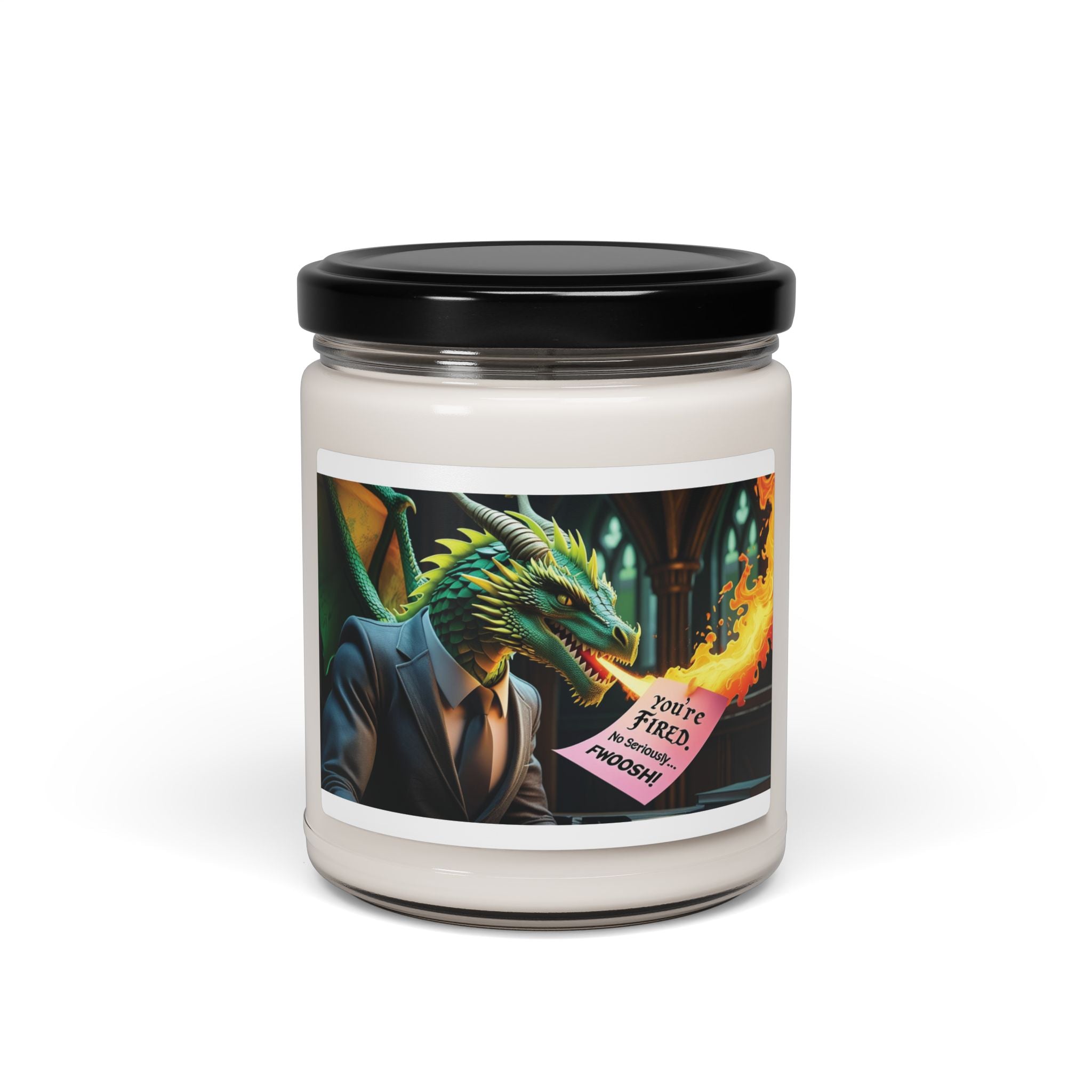 Dragon-Themed Scented Candle, Fantasy Decor, Gift for Gamers, Cozy Home Fragrance, Unique Dragon Design, Home Essentials