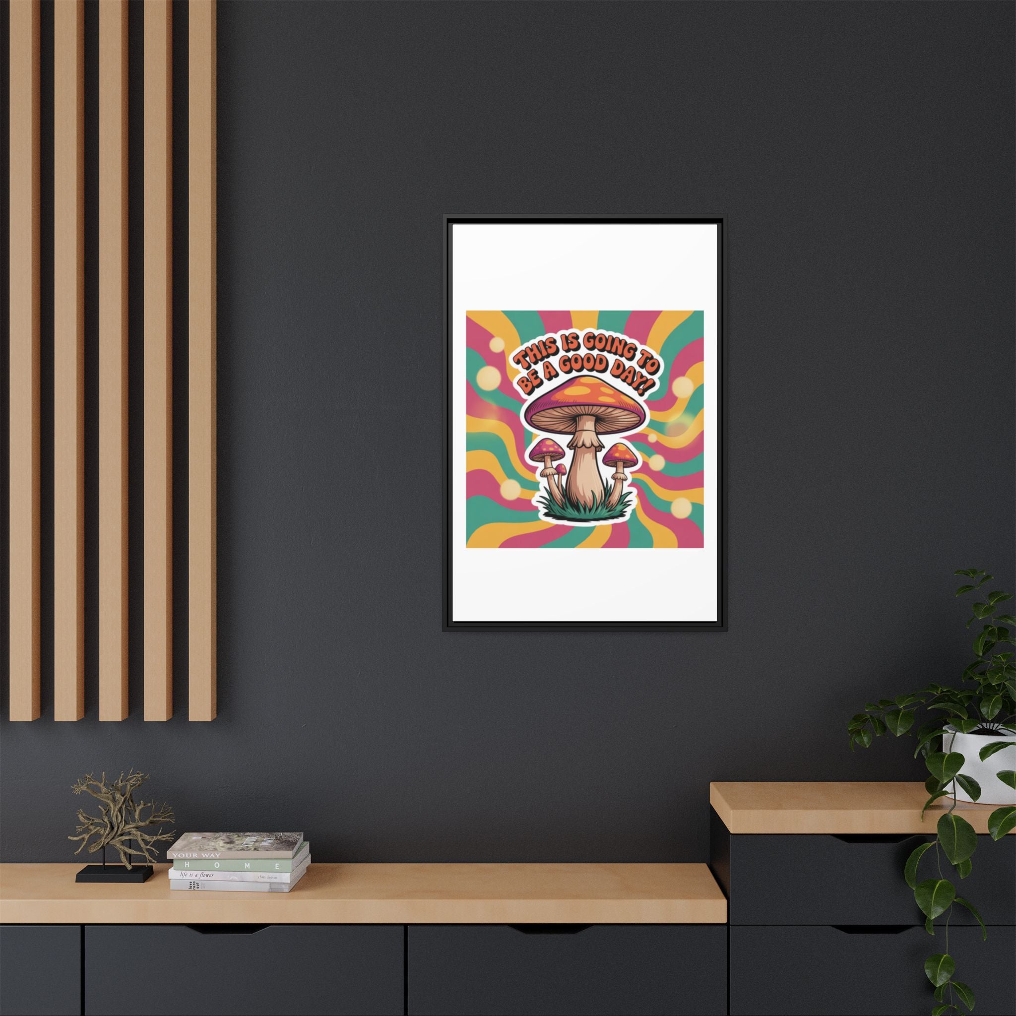 Colorful Framed Canvas Art - "This Is Going To Be A Good Day!" - Positive Vibe Decor, Wall Art for Home, Gift for Friends, Happy Day [...]