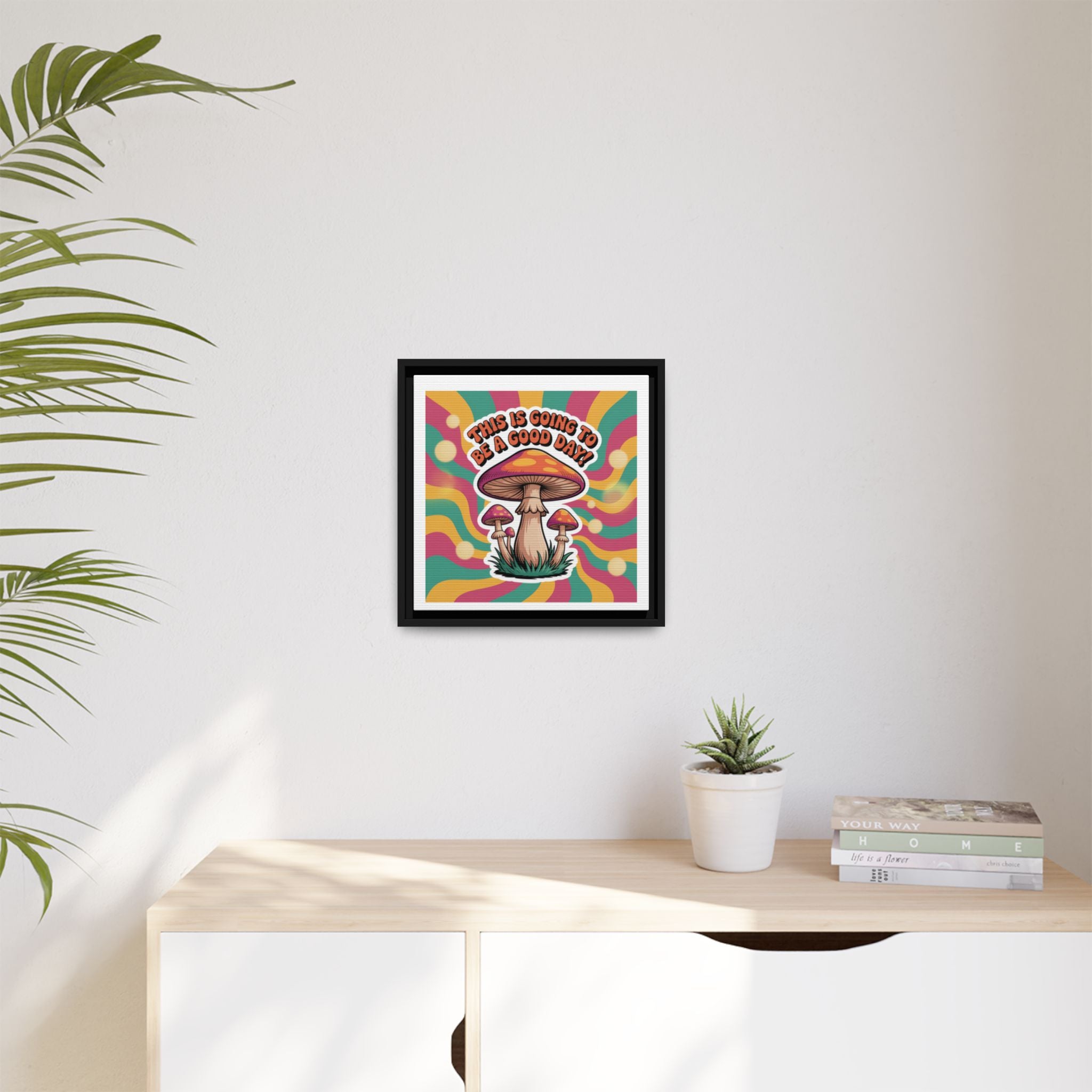 Colorful Framed Canvas Art - "This Is Going To Be A Good Day!" - Positive Vibe Decor, Wall Art for Home, Gift for Friends, Happy Day [...]