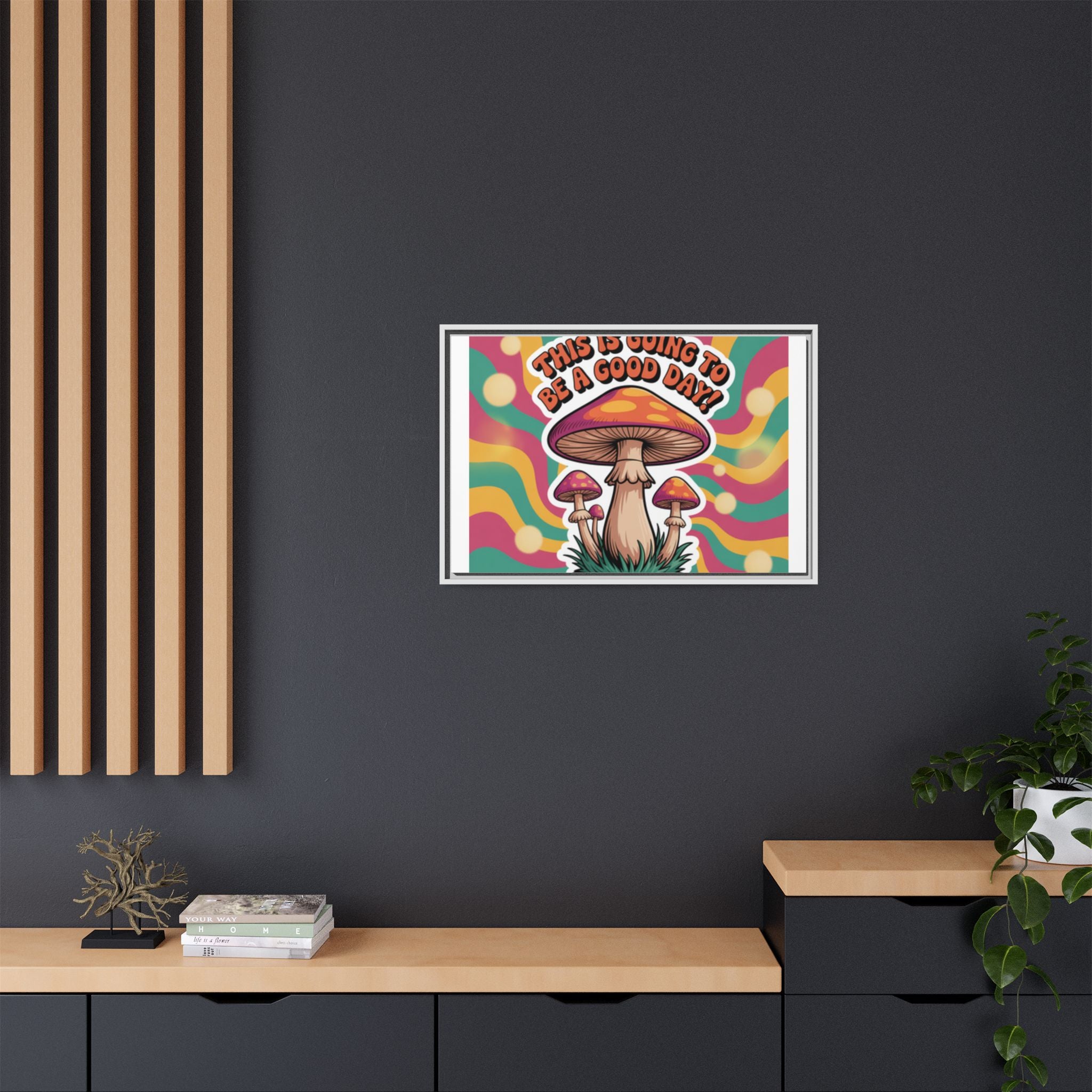 Colorful Framed Canvas Art - "This Is Going To Be A Good Day!" - Positive Vibe Decor, Wall Art for Home, Gift for Friends, Happy Day [...]