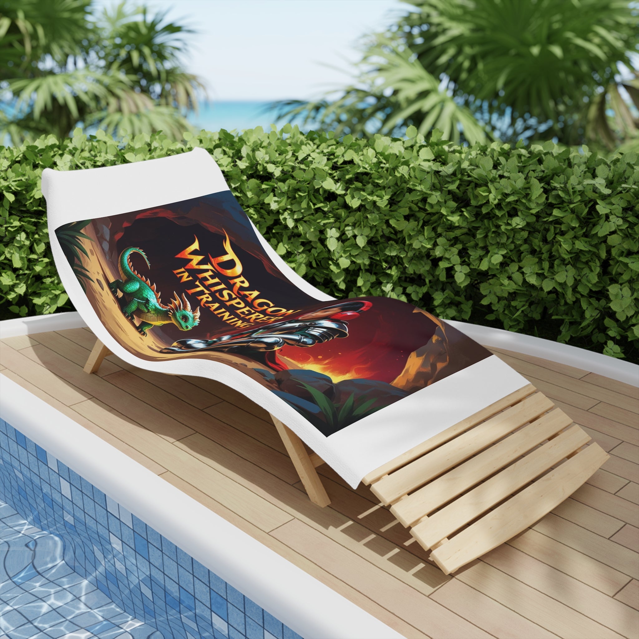 Fun Dragon Whisperer (Boy) Beach Towel, Kid’s Beach Towel, Aquatic Fun, Summer Vibes, Vacation Essential, Pool Party Accessory