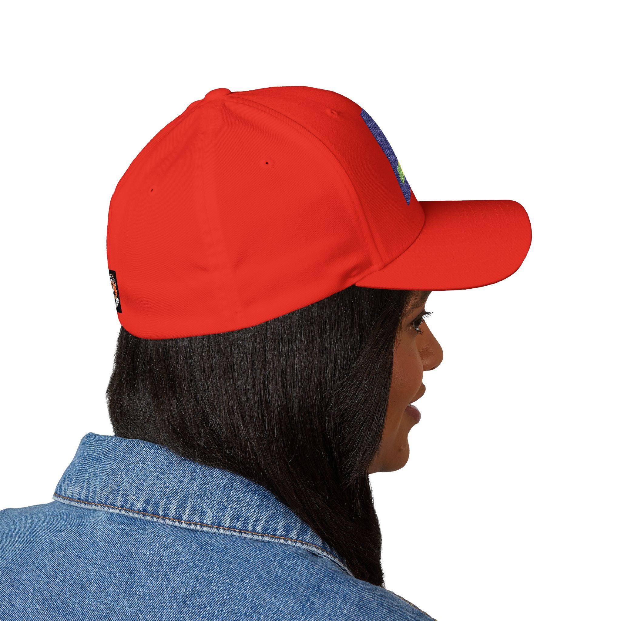 Embroidered Closed-Back Structured Cap - Trendy Apparel for Everyday Wear, Gifts for Him, Casual Style, Summer Accessory, Unique Design