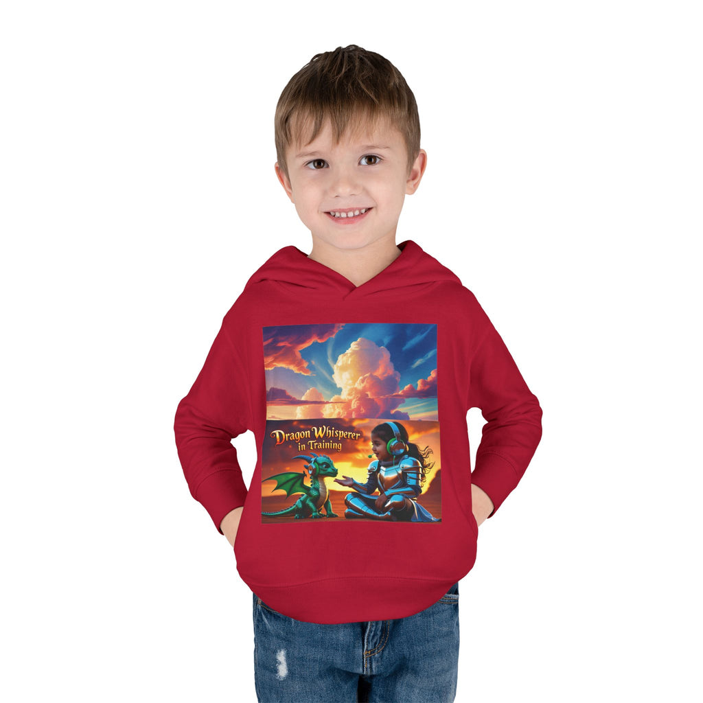 Grampa T’s Toddler Dragon Hoodie – “Dragon Whisperer in Training” Fleece | Cozy Fun Gift for Toddlers, Young Dreamers & Birthday Boys/Girls!