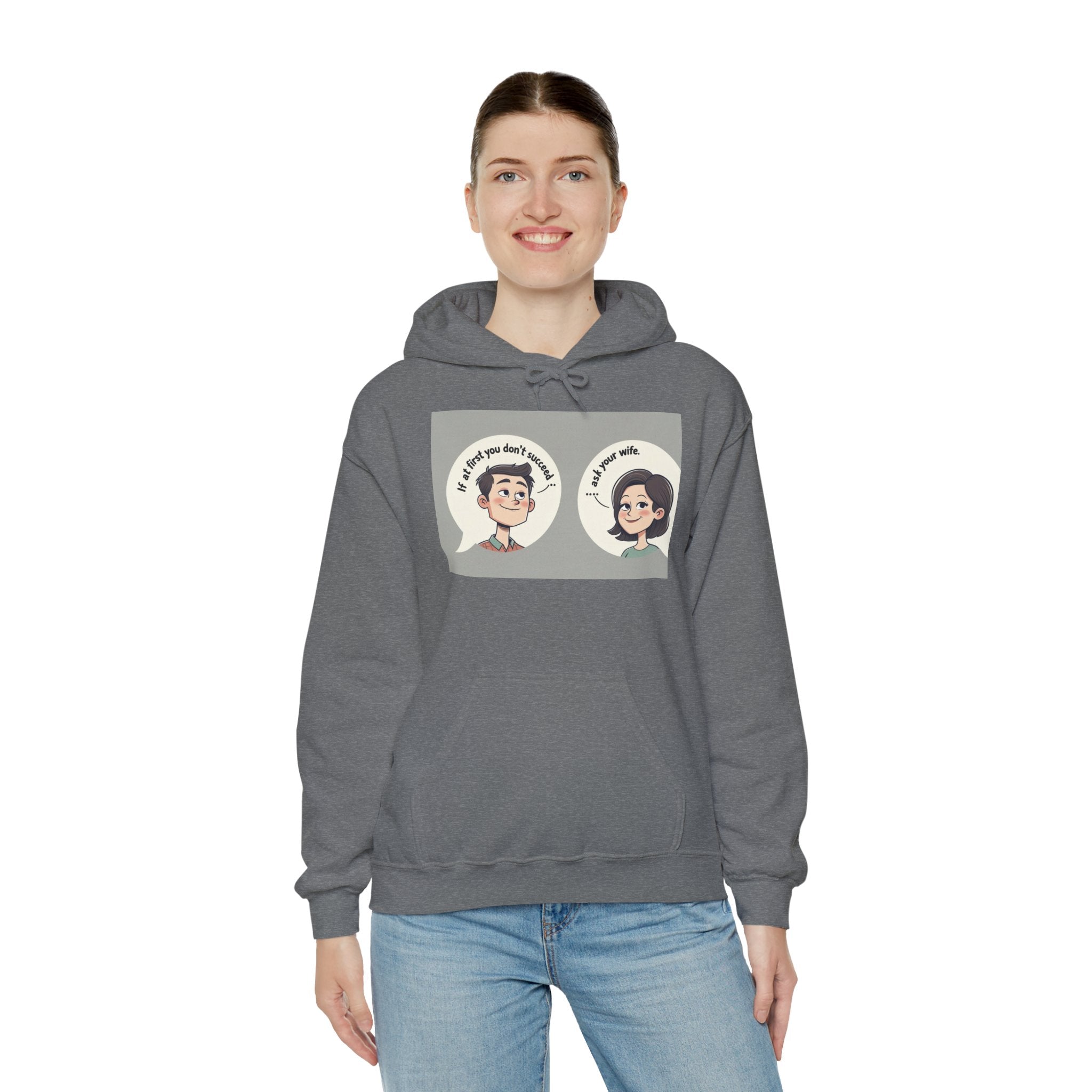 Whimsical Conversation Hoodie - Fun Sweatshirt for Friends, Cozy Gift, Casual Wear, Graphic Pullover, Unisex Apparel