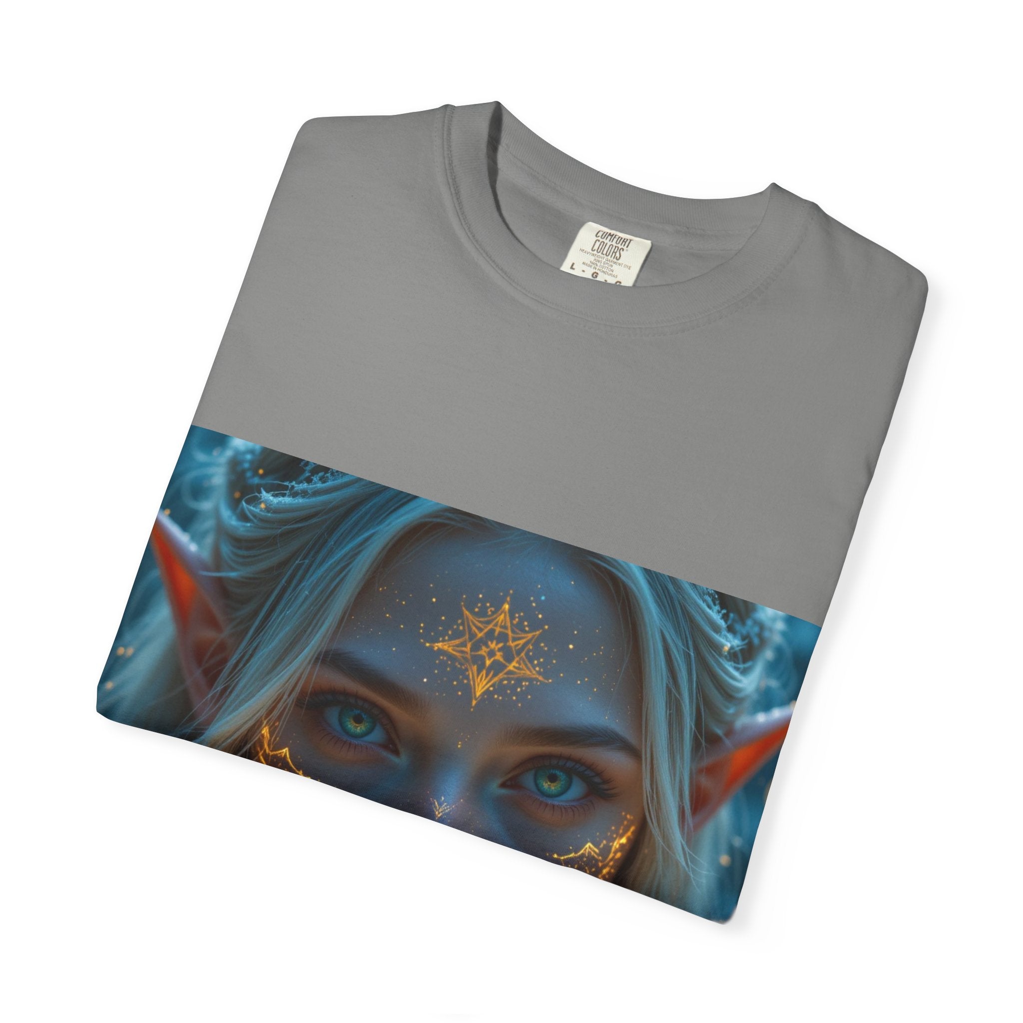 Fantasy-Inspired Elf Princess Unisex T-Shirt, Boho Style Tee for Art Lovers, Gift for Creatives, Dreamy Aesthetic Shirt, Unique Fan Merchandise