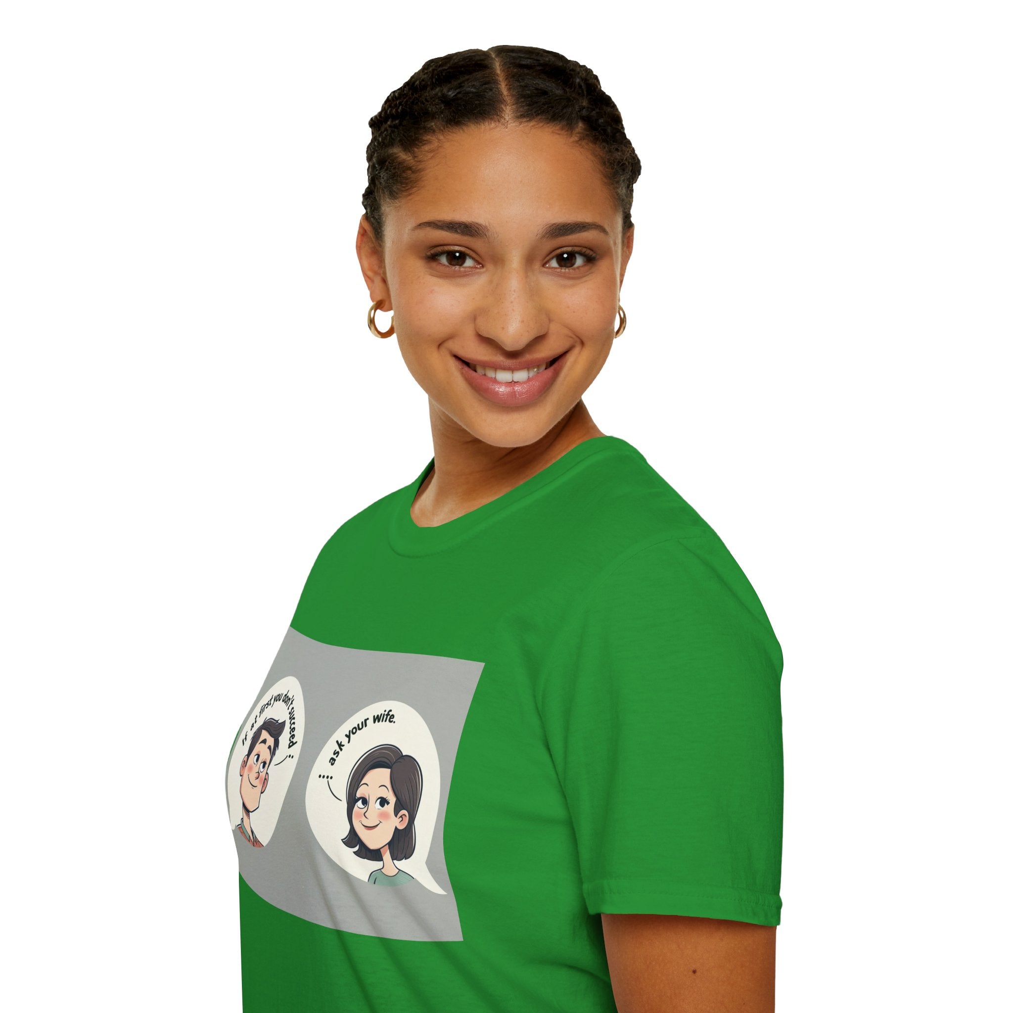 Playful Conversation T-Shirt, Funny Graphic Tee, Unisex Humor Shirt, Casual Wear, Gift for Friends, Quirky Outfit