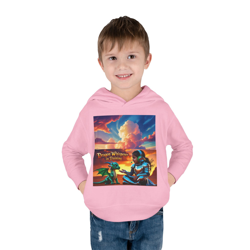 Grampa T’s Toddler Dragon Hoodie – “Dragon Whisperer in Training” Fleece | Cozy Fun Gift for Toddlers, Young Dreamers & Birthday Boys/Girls!