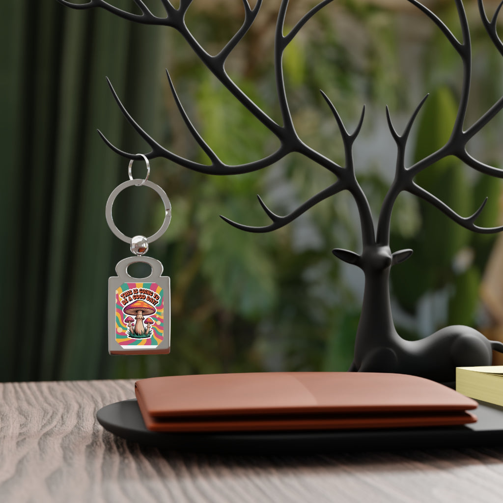 Retro Mushroom Keyring | This is Going to Be a Good Day | Positive Vibes Keychain, Cute Gift for Friends, Mushroom Lover, Boho Decor, [...]