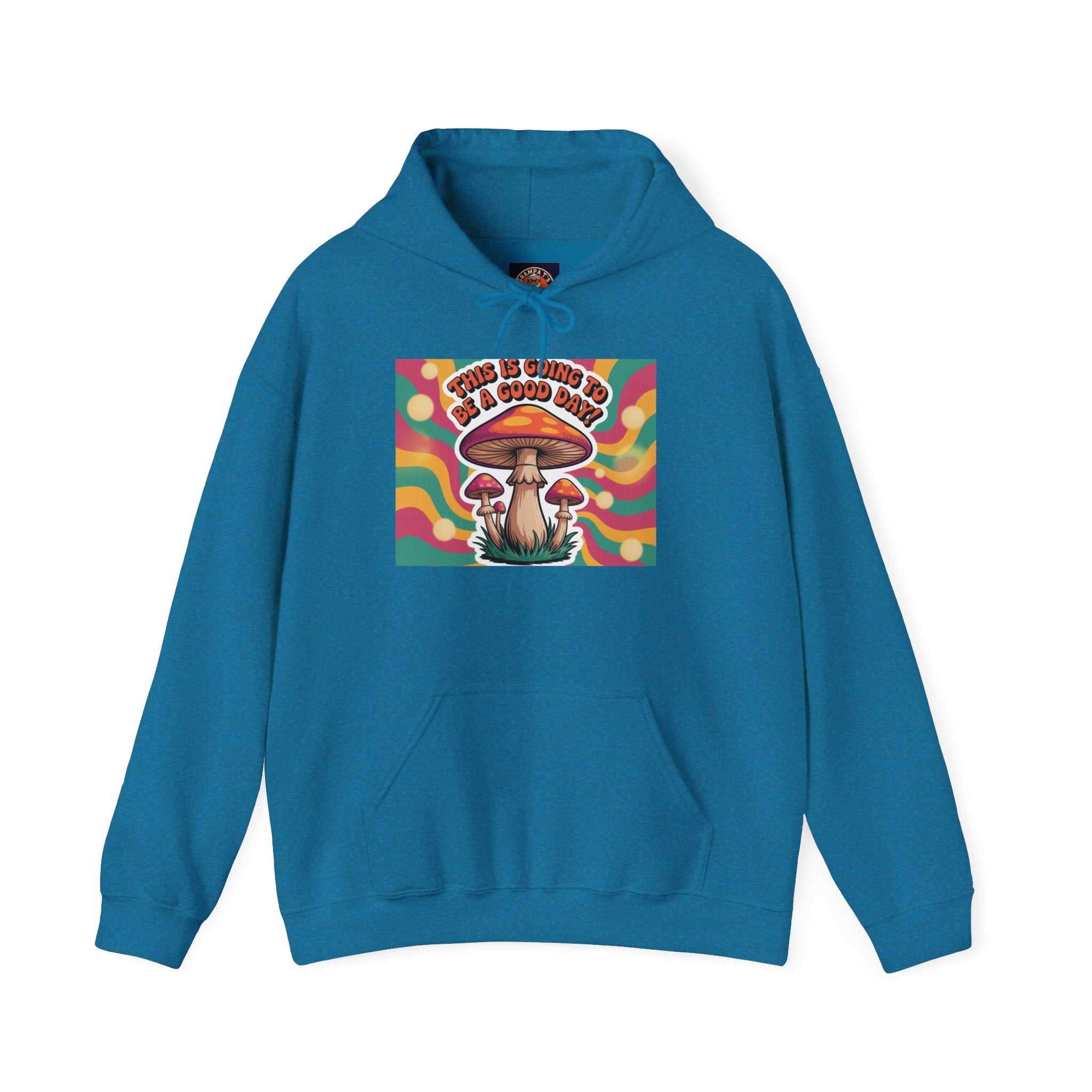 Groovy Mushroom Hoodie - Psychedelic Sweatshirt for Festivals, Cozy Gift for Nature Lovers, Unisex Pull-over for Good Vibes
