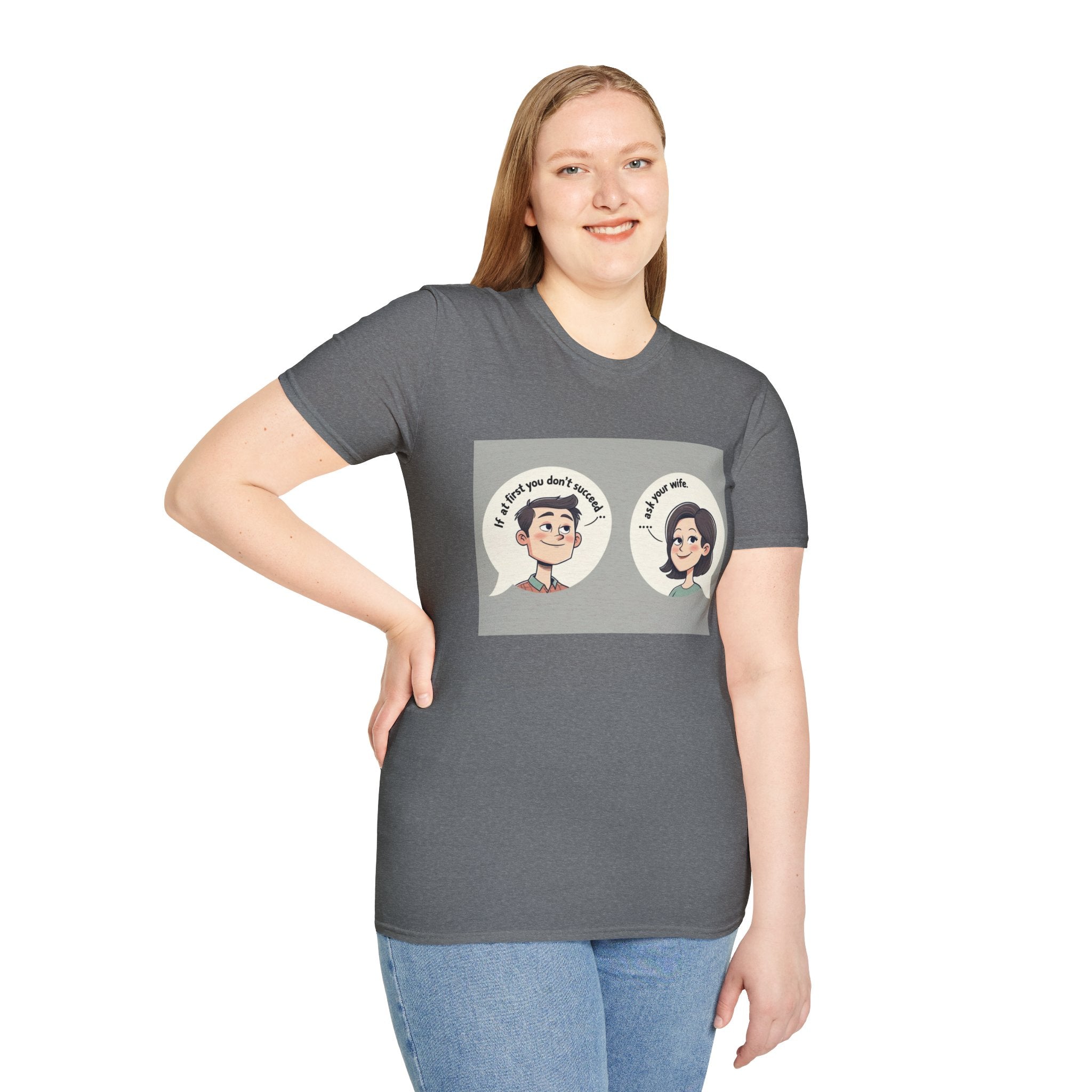Playful Conversation T-Shirt, Funny Graphic Tee, Unisex Humor Shirt, Casual Wear, Gift for Friends, Quirky Outfit