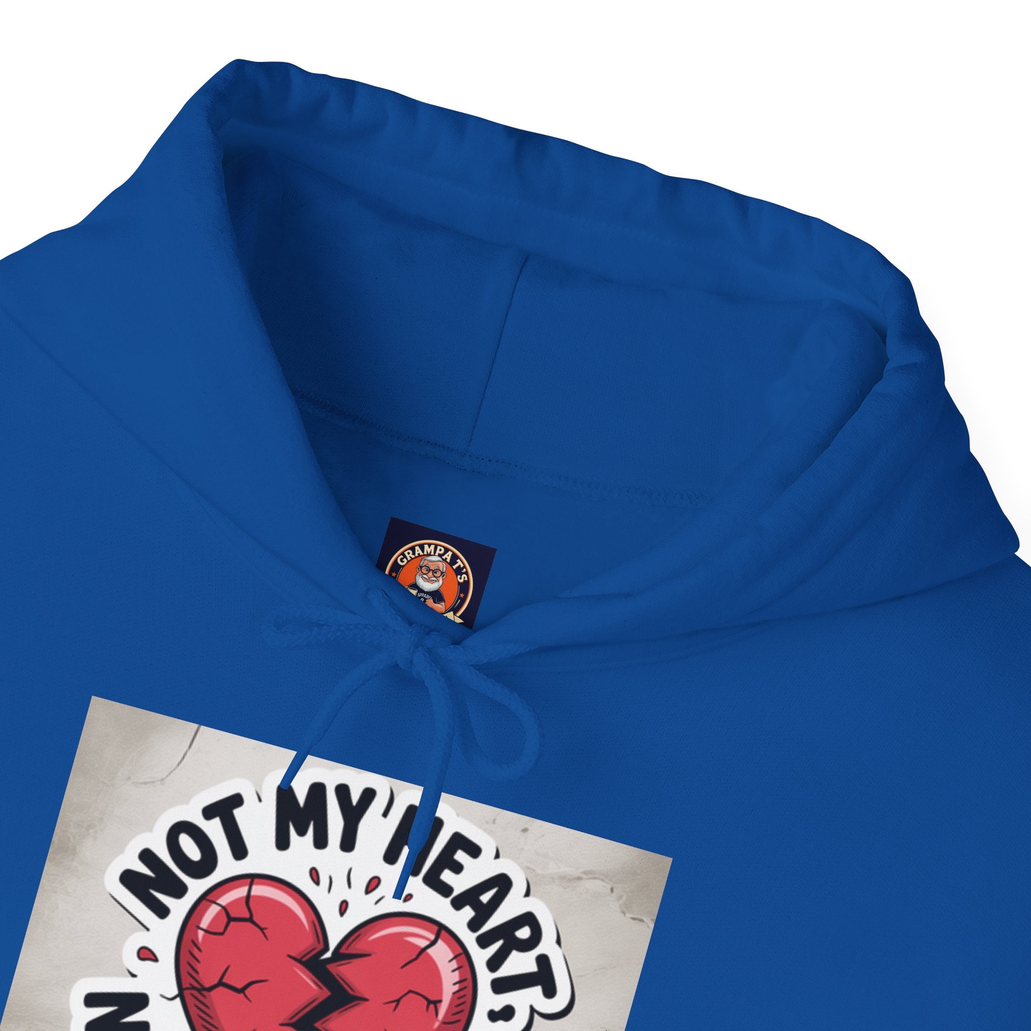 Heartbreak Humor Hoodie, Unisex Hooded Sweatshirt, Funny Gift, Self-Care Apparel, Valentine's Day, Casual Wear, Trendy Fashion