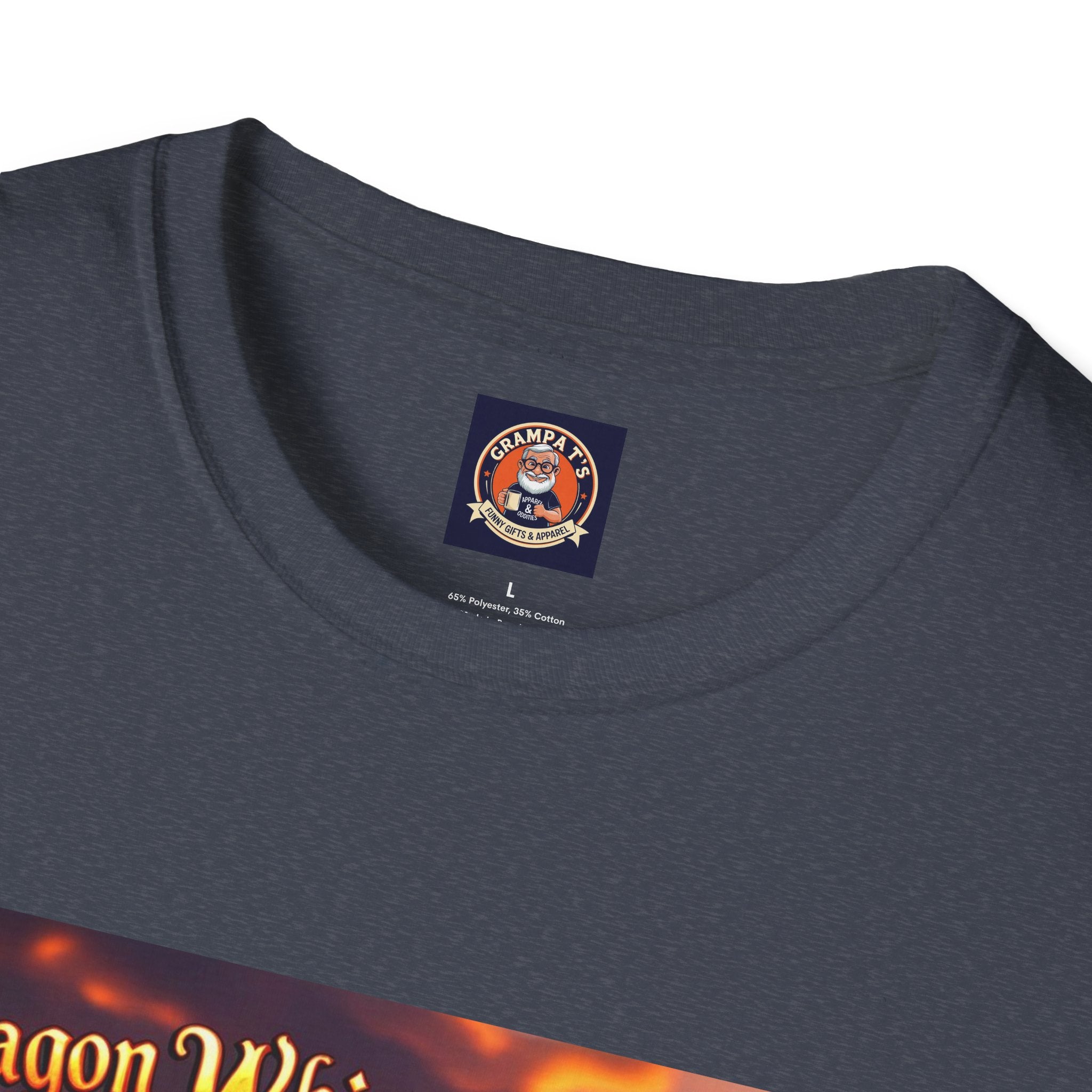 Funny Dragon Whisperer Unisex Softstyle T-Shirt | Fantasy Apparel, Gift for Dragon Lovers, Kids & Adults, Birthday Present, Magical Vibe
