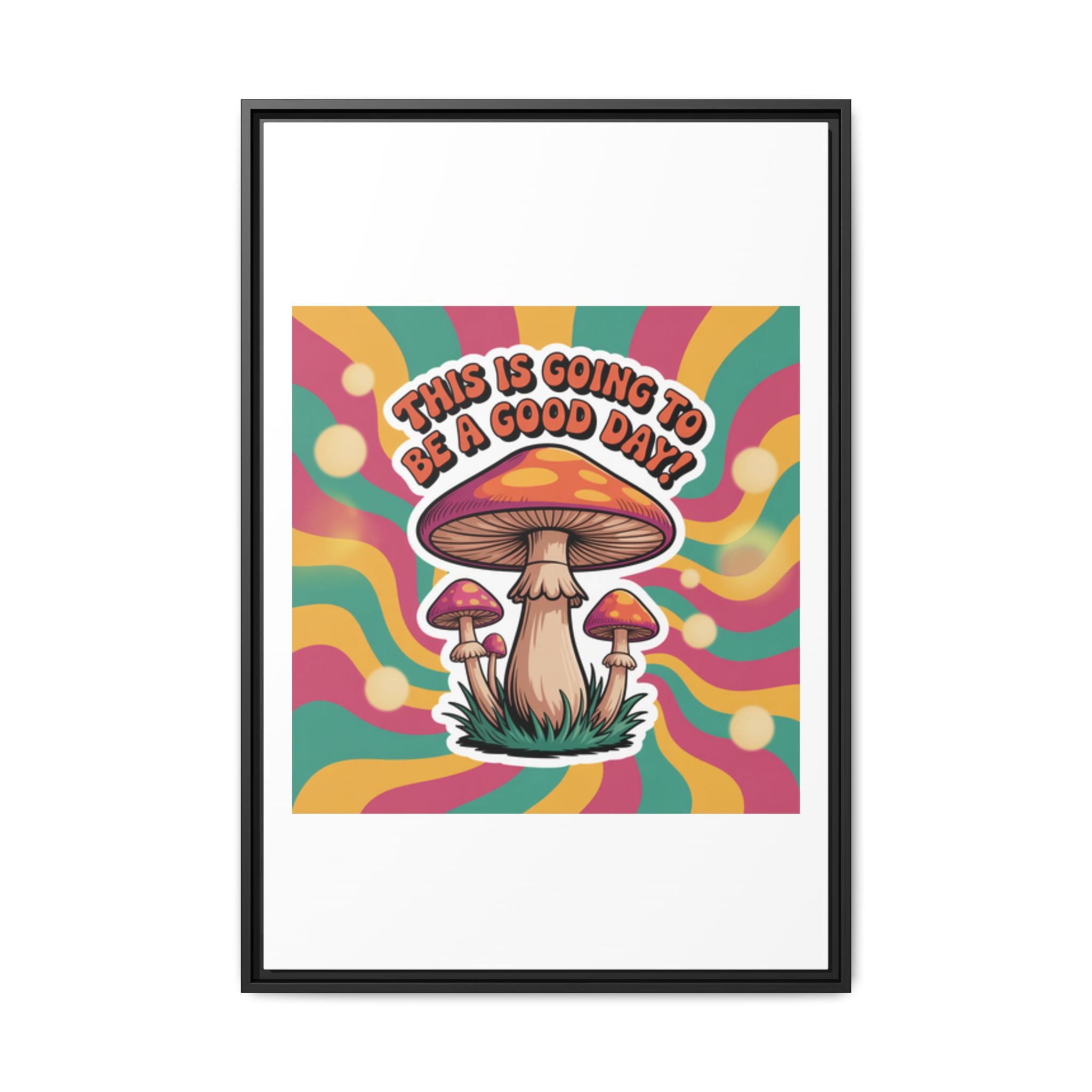Colorful Framed Canvas Art - "This Is Going To Be A Good Day!" - Positive Vibe Decor, Wall Art for Home, Gift for Friends, Happy Day [...]