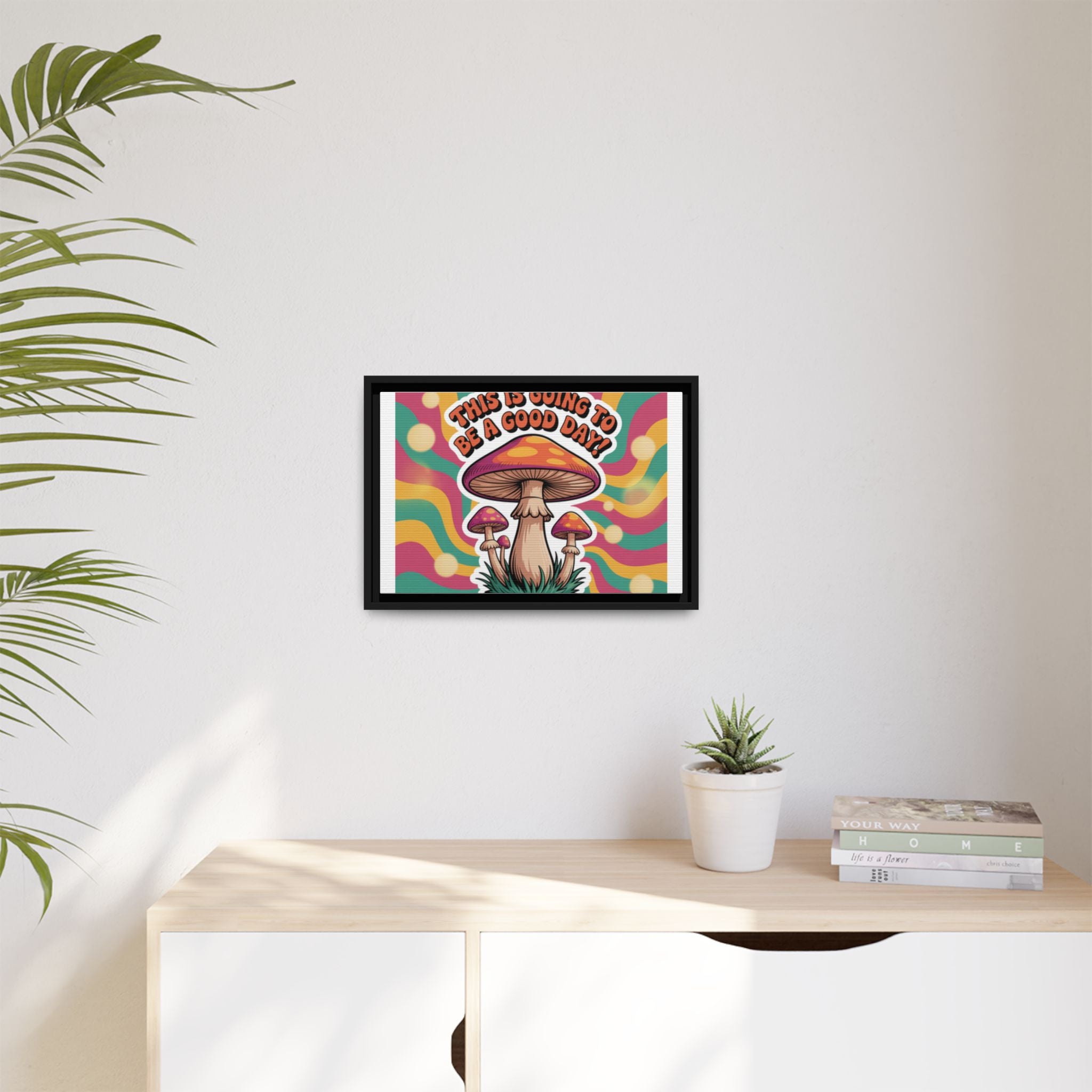Colorful Framed Canvas Art - "This Is Going To Be A Good Day!" - Positive Vibe Decor, Wall Art for Home, Gift for Friends, Happy Day [...]