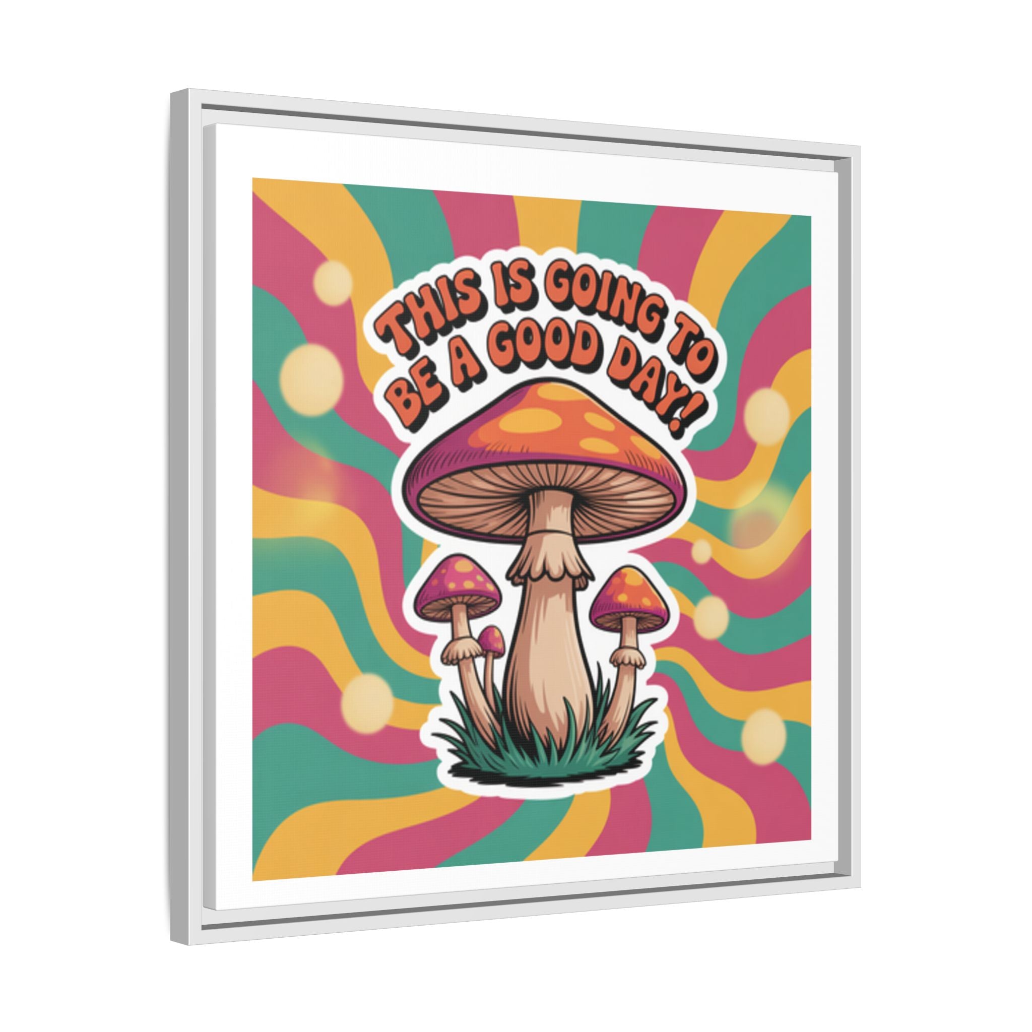 Colorful Framed Canvas Art - "This Is Going To Be A Good Day!" - Positive Vibe Decor, Wall Art for Home, Gift for Friends, Happy Day [...]