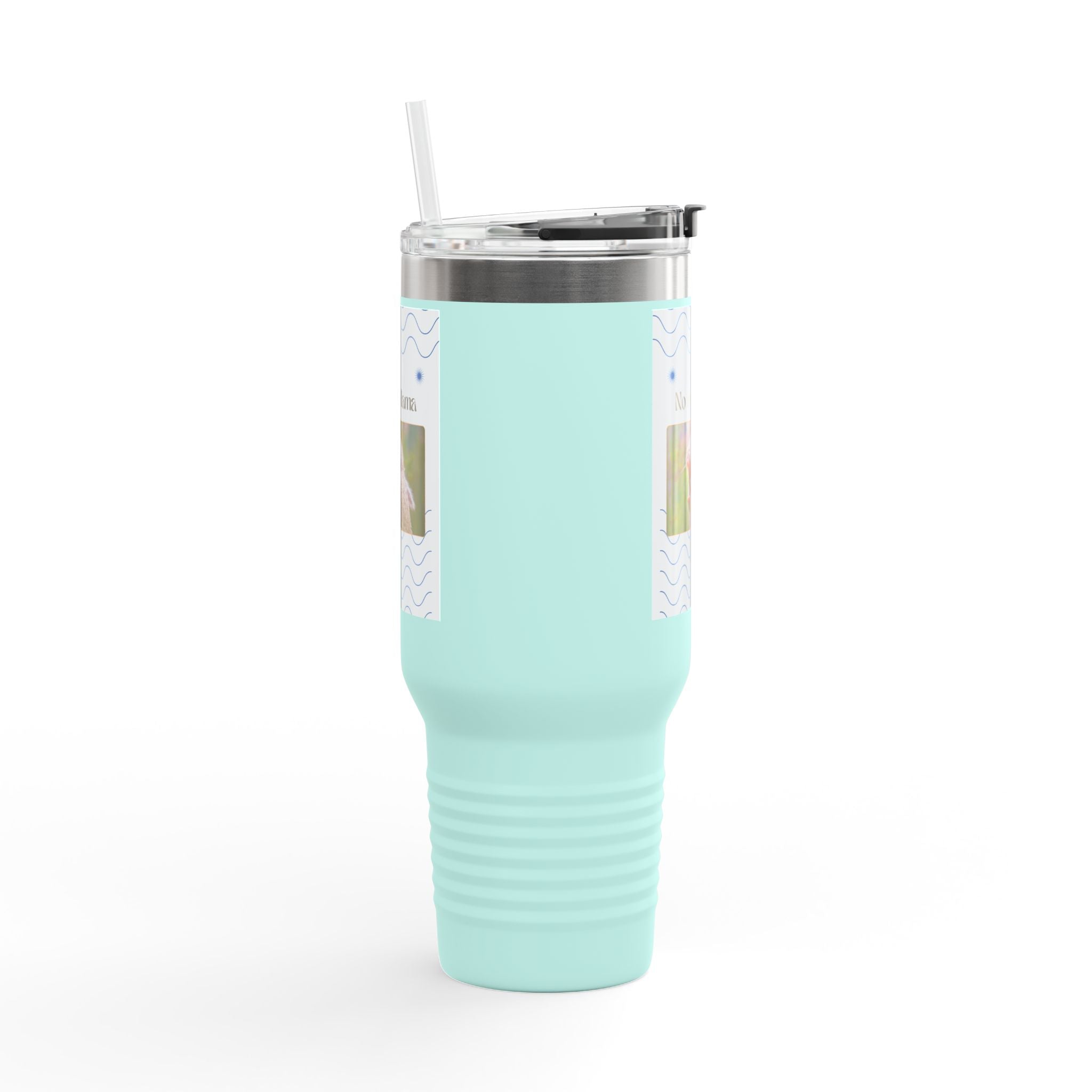 No Prob-Llama 40oz Travel Mug – Funny Llama Coffee Tumbler for Adults | Insulated, Spill-Proof, Adventure-Ready Hydration Gift