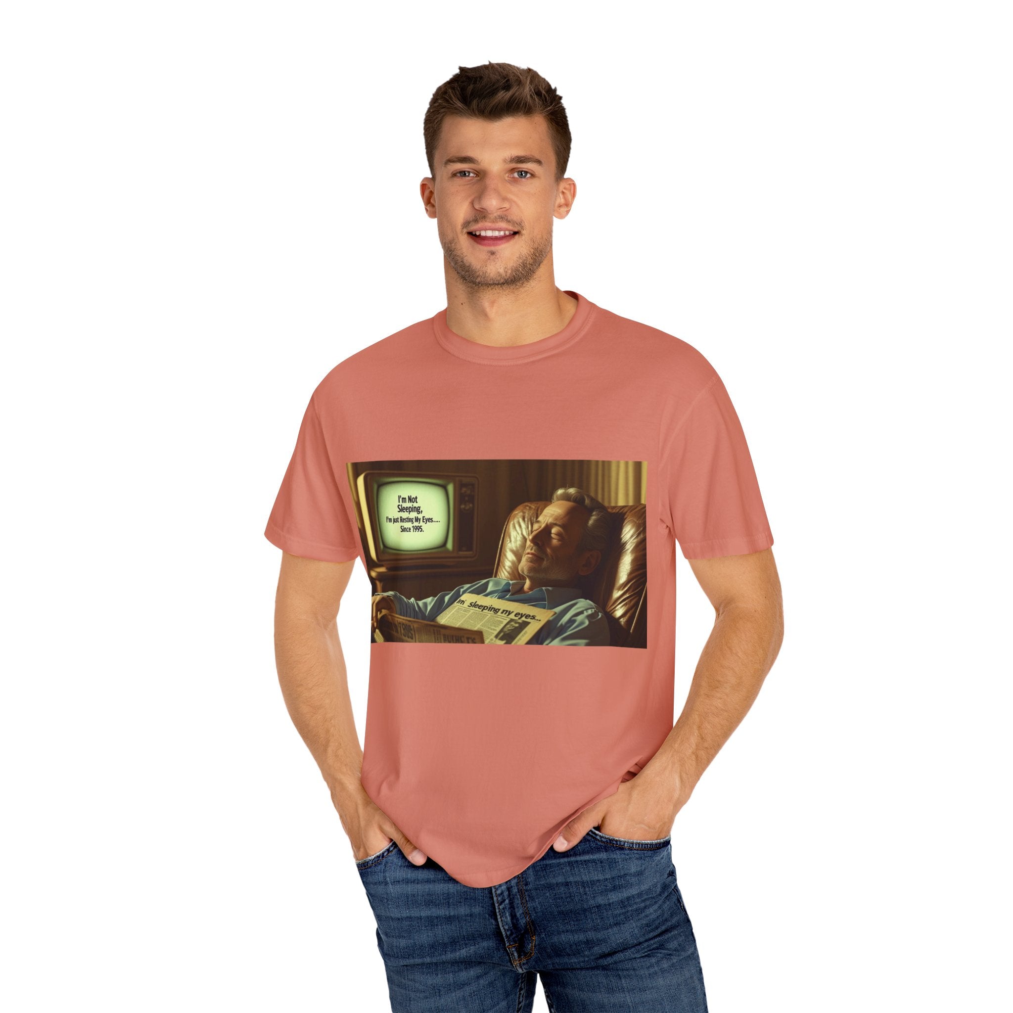 Vintage Humor Graphic Tee, Perfect for Relaxing, Gift for Couch Potatoes, Fun Statement T-Shirt, Father's Day, Casual Wear