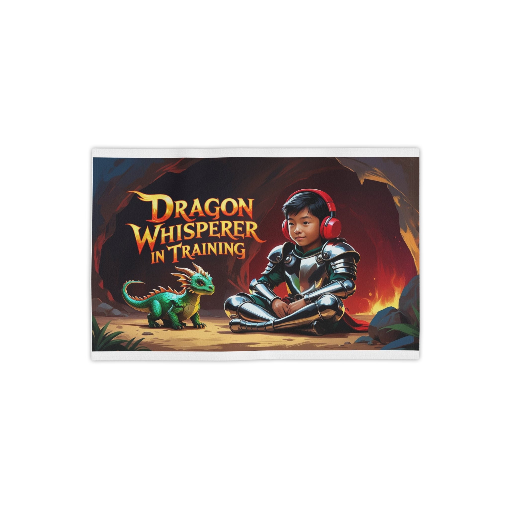Fun Dragon Whisperer (Boy) Beach Towel, Kid’s Beach Towel, Aquatic Fun, Summer Vibes, Vacation Essential, Pool Party Accessory