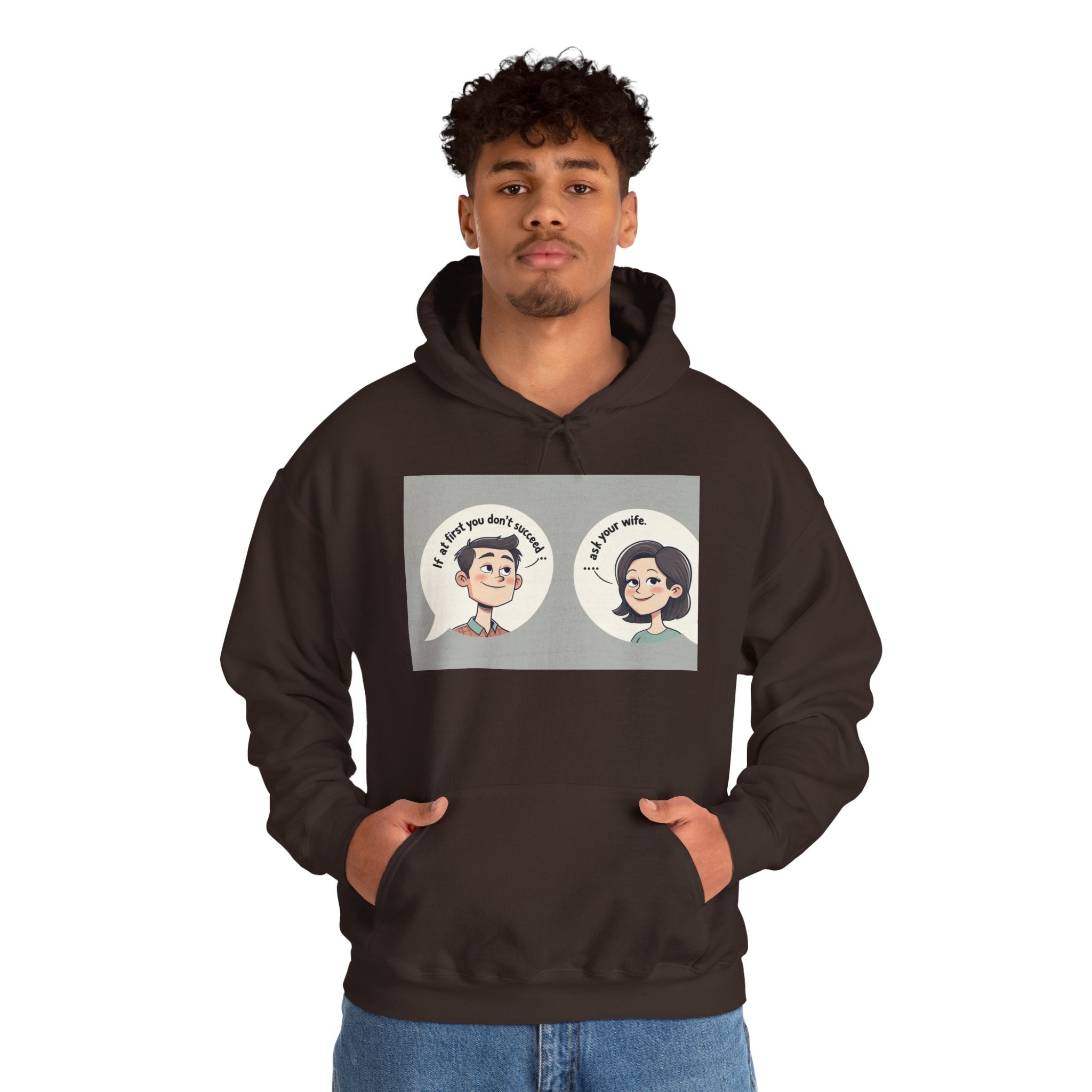 Whimsical Conversation Hoodie - Fun Sweatshirt for Friends, Cozy Gift, Casual Wear, Graphic Pullover, Unisex Apparel