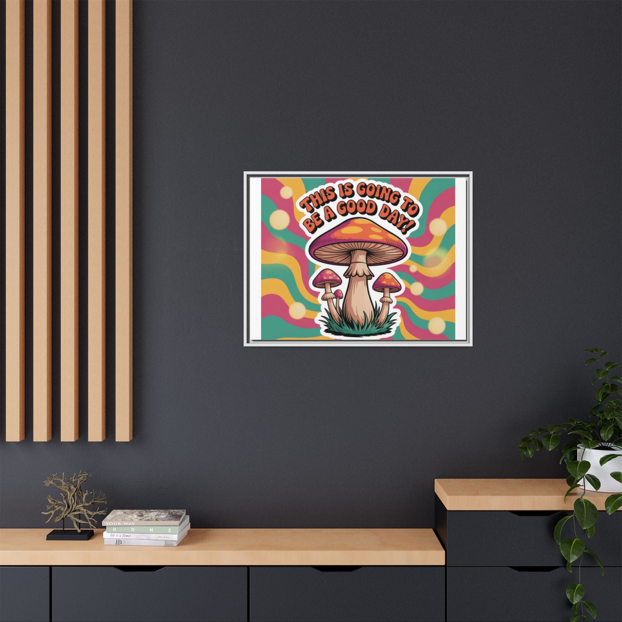 Colorful Framed Canvas Art - "This Is Going To Be A Good Day!" - Positive Vibe Decor, Wall Art for Home, Gift for Friends, Happy Day [...]