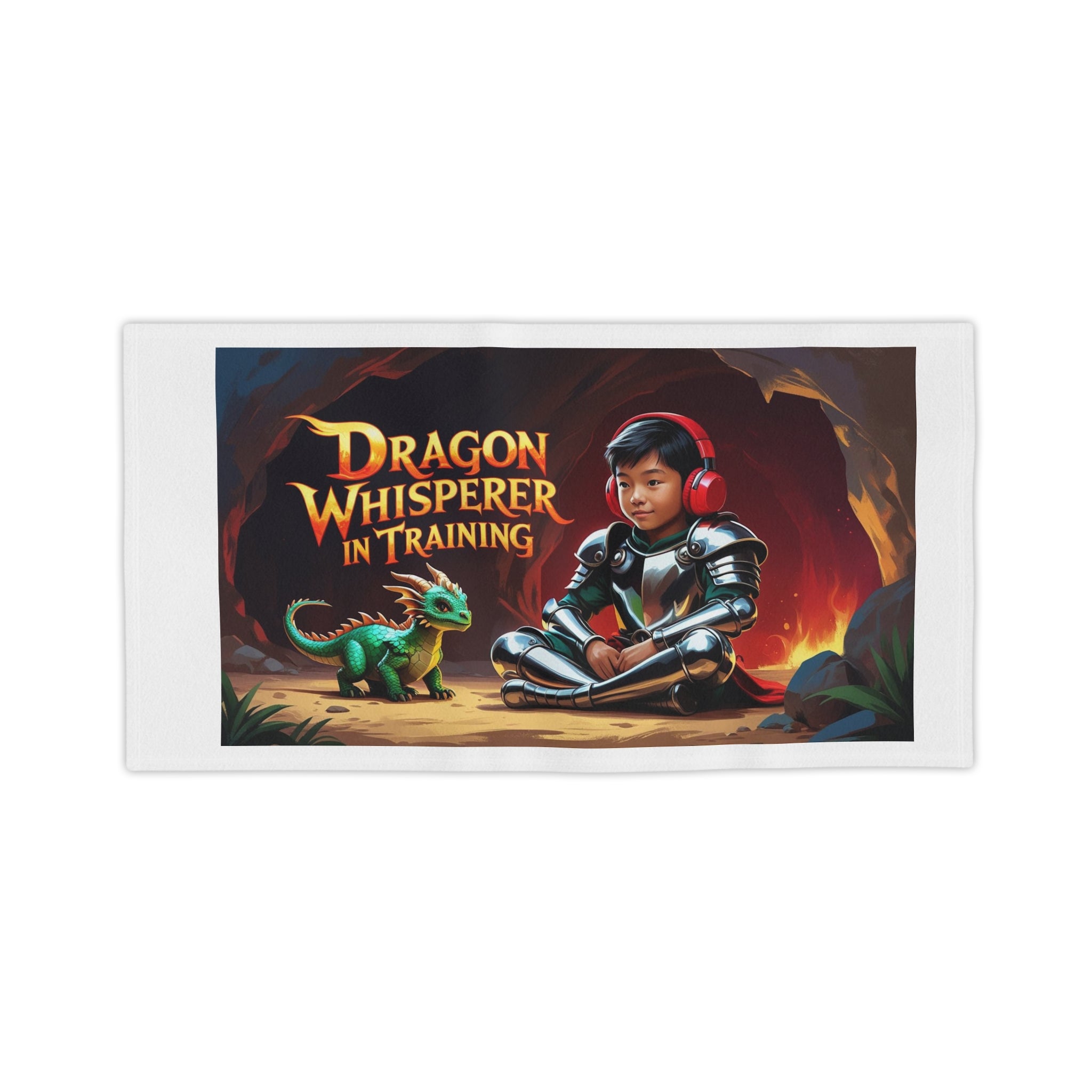 Fun Dragon Whisperer (Boy) Beach Towel, Kid’s Beach Towel, Aquatic Fun, Summer Vibes, Vacation Essential, Pool Party Accessory