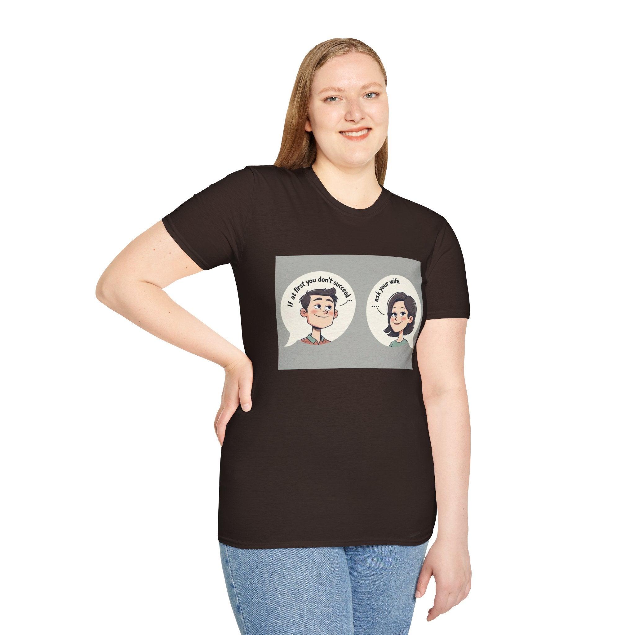 Playful Conversation T-Shirt, Funny Graphic Tee, Unisex Humor Shirt, Casual Wear, Gift for Friends, Quirky Outfit