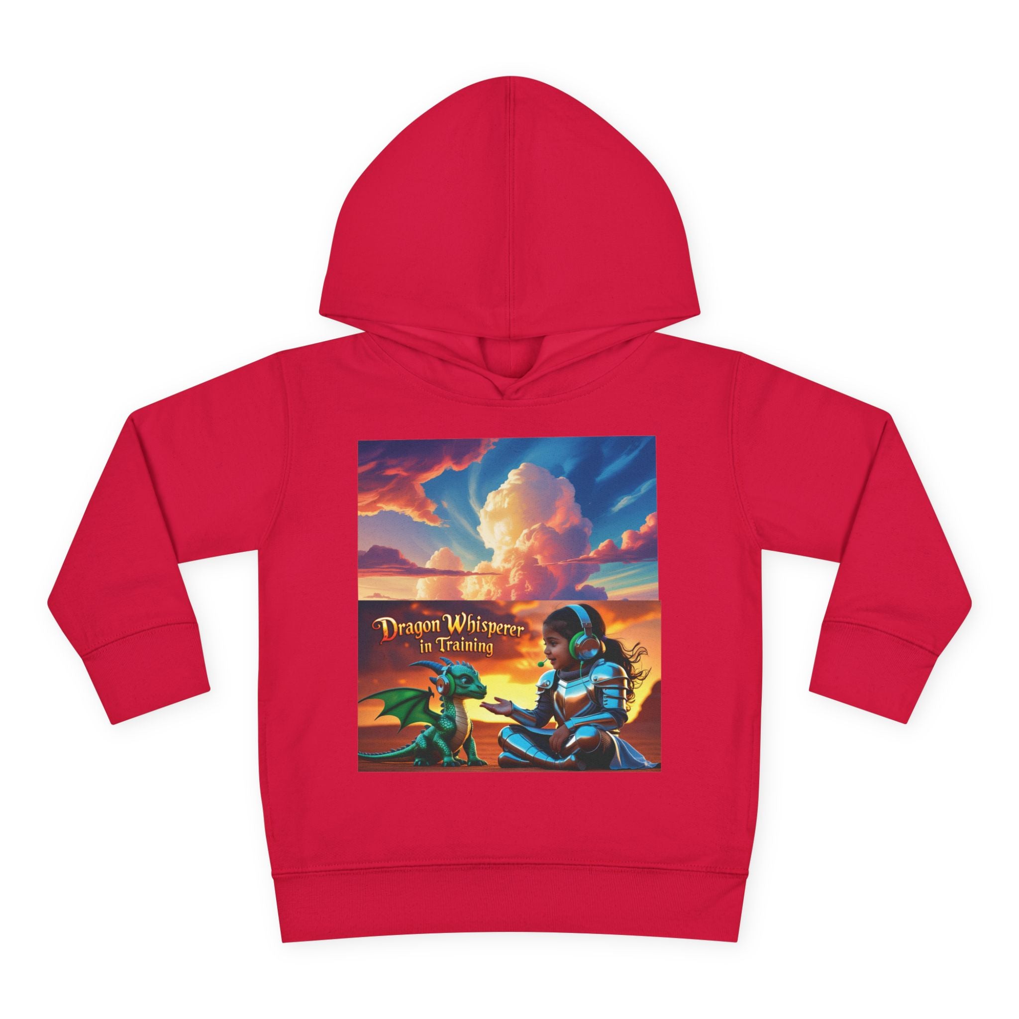 Grampa T’s Toddler Dragon Hoodie – “Dragon Whisperer in Training” Fleece | Cozy Fun Gift for Toddlers, Young Dreamers & Birthday Boys/Girls!