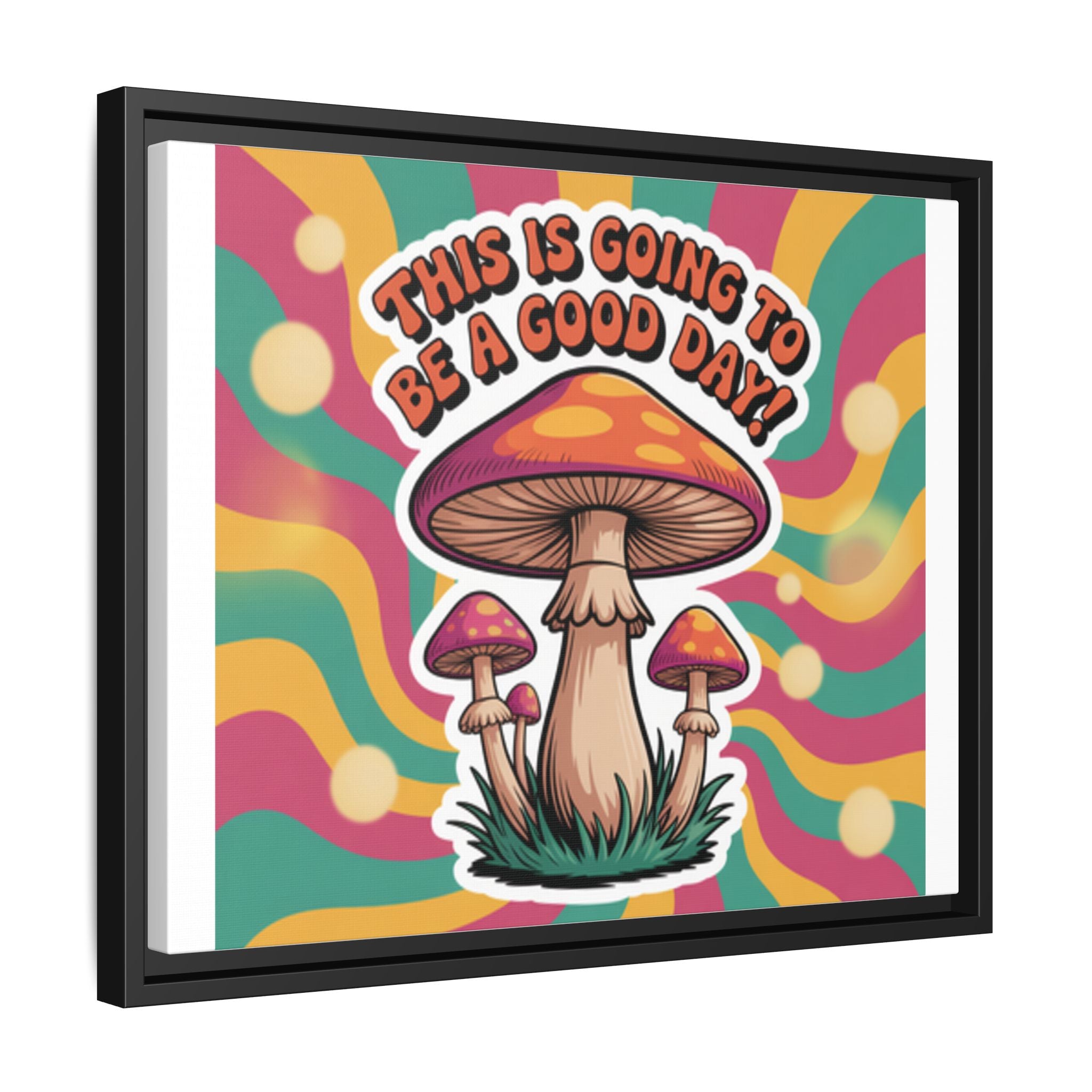 Colorful Framed Canvas Art - "This Is Going To Be A Good Day!" - Positive Vibe Decor, Wall Art for Home, Gift for Friends, Happy Day [...]