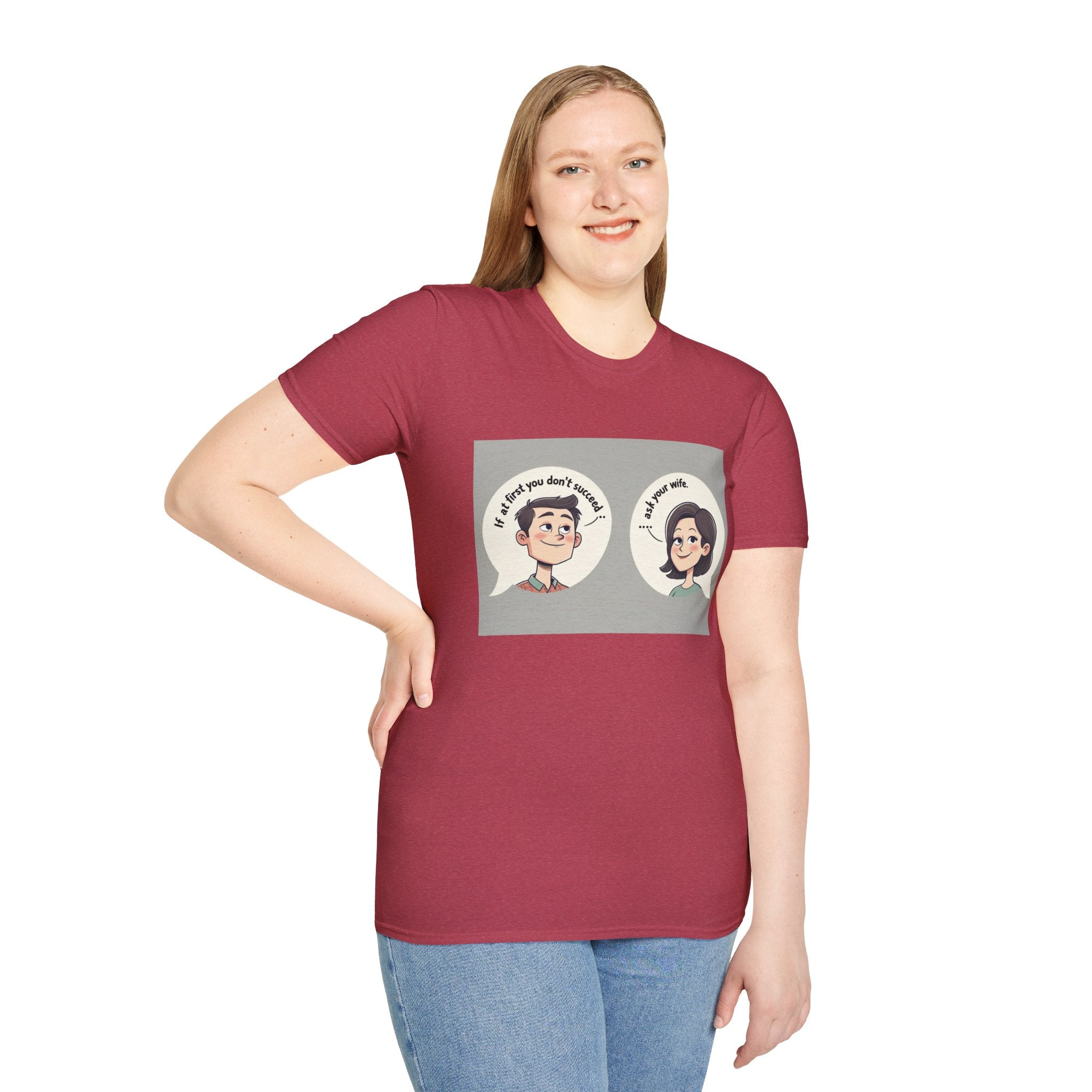 Playful Conversation T-Shirt, Funny Graphic Tee, Unisex Humor Shirt, Casual Wear, Gift for Friends, Quirky Outfit