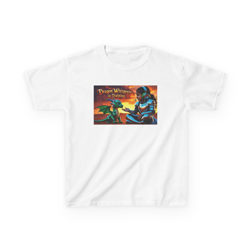 Dragon Whisperer in Training – Funny Fantasy Kids T-Shirt for Little Adventurers & Mythical Creature Fans