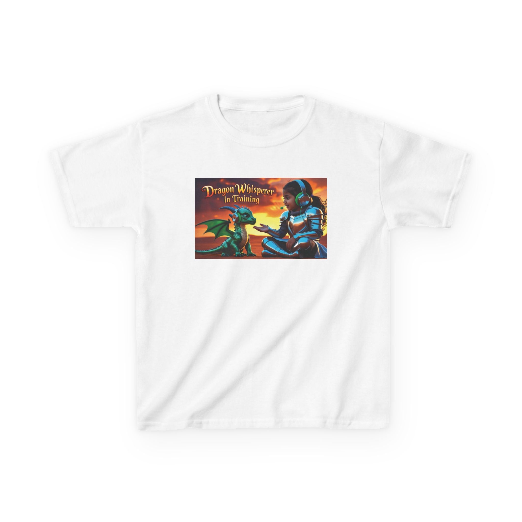 Dragon Whisperer in Training – Funny Fantasy Kids T-Shirt for Little Adventurers & Mythical Creature Fans