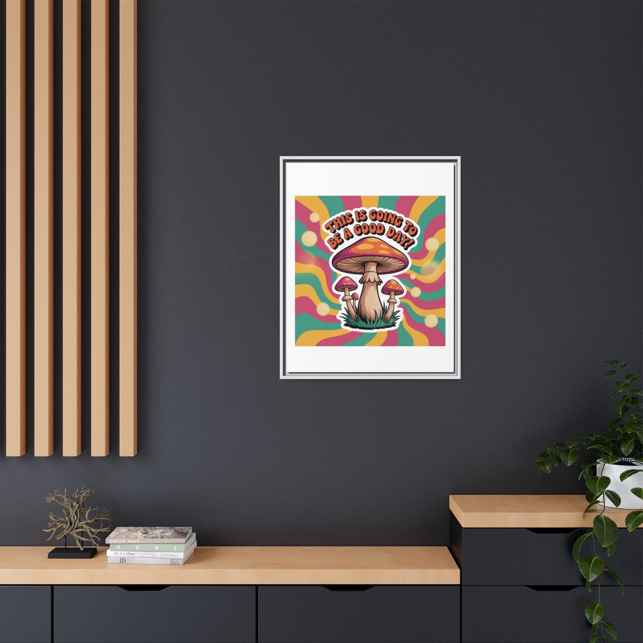 Colorful Framed Canvas Art - "This Is Going To Be A Good Day!" - Positive Vibe Decor, Wall Art for Home, Gift for Friends, Happy Day [...]