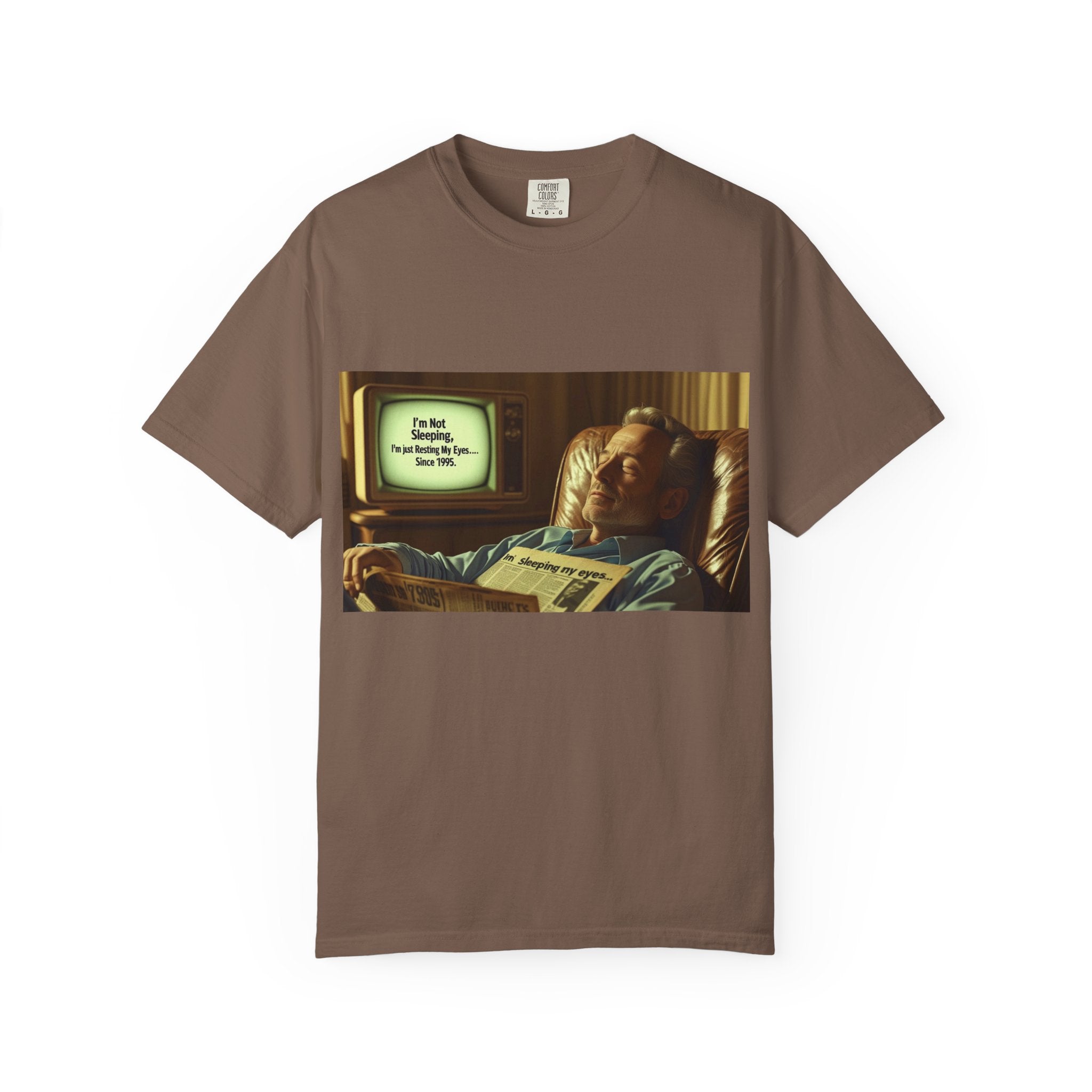 Vintage Humor Graphic Tee, Perfect for Relaxing, Gift for Couch Potatoes, Fun Statement T-Shirt, Father's Day, Casual Wear