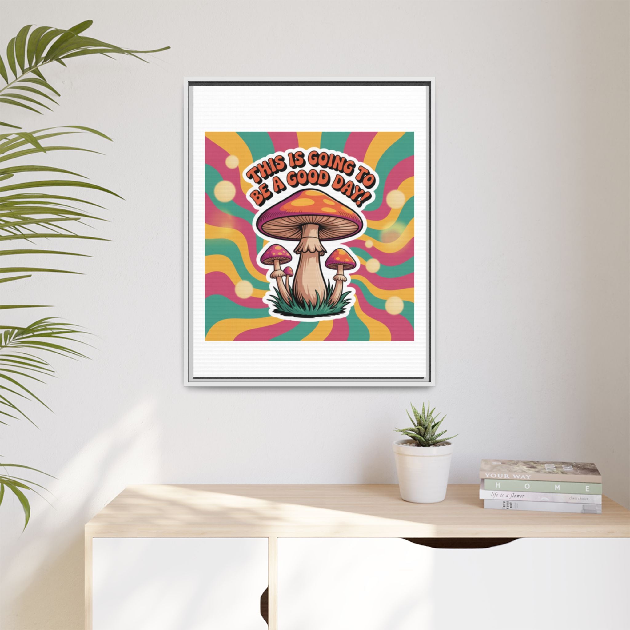 Colorful Framed Canvas Art - "This Is Going To Be A Good Day!" - Positive Vibe Decor, Wall Art for Home, Gift for Friends, Happy Day [...]