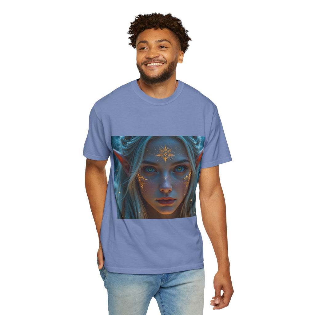 Fantasy-Inspired Elf Princess Unisex T-Shirt, Boho Style Tee for Art Lovers, Gift for Creatives, Dreamy Aesthetic Shirt, Unique Fan Merchandise