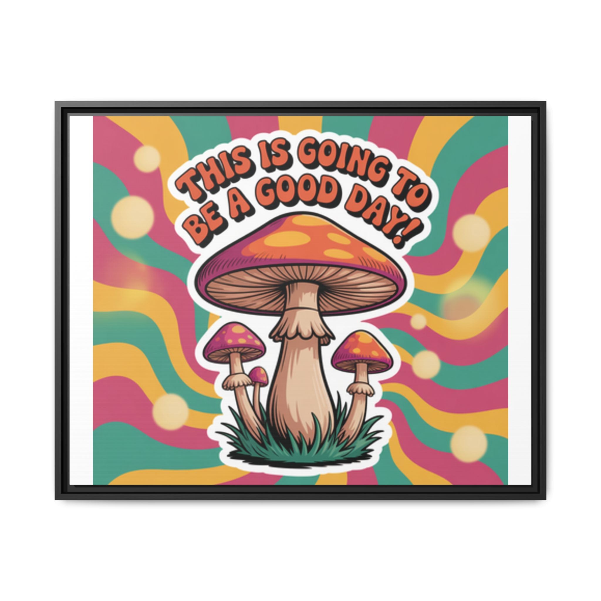 Colorful Framed Canvas Art - "This Is Going To Be A Good Day!" - Positive Vibe Decor, Wall Art for Home, Gift for Friends, Happy Day [...]