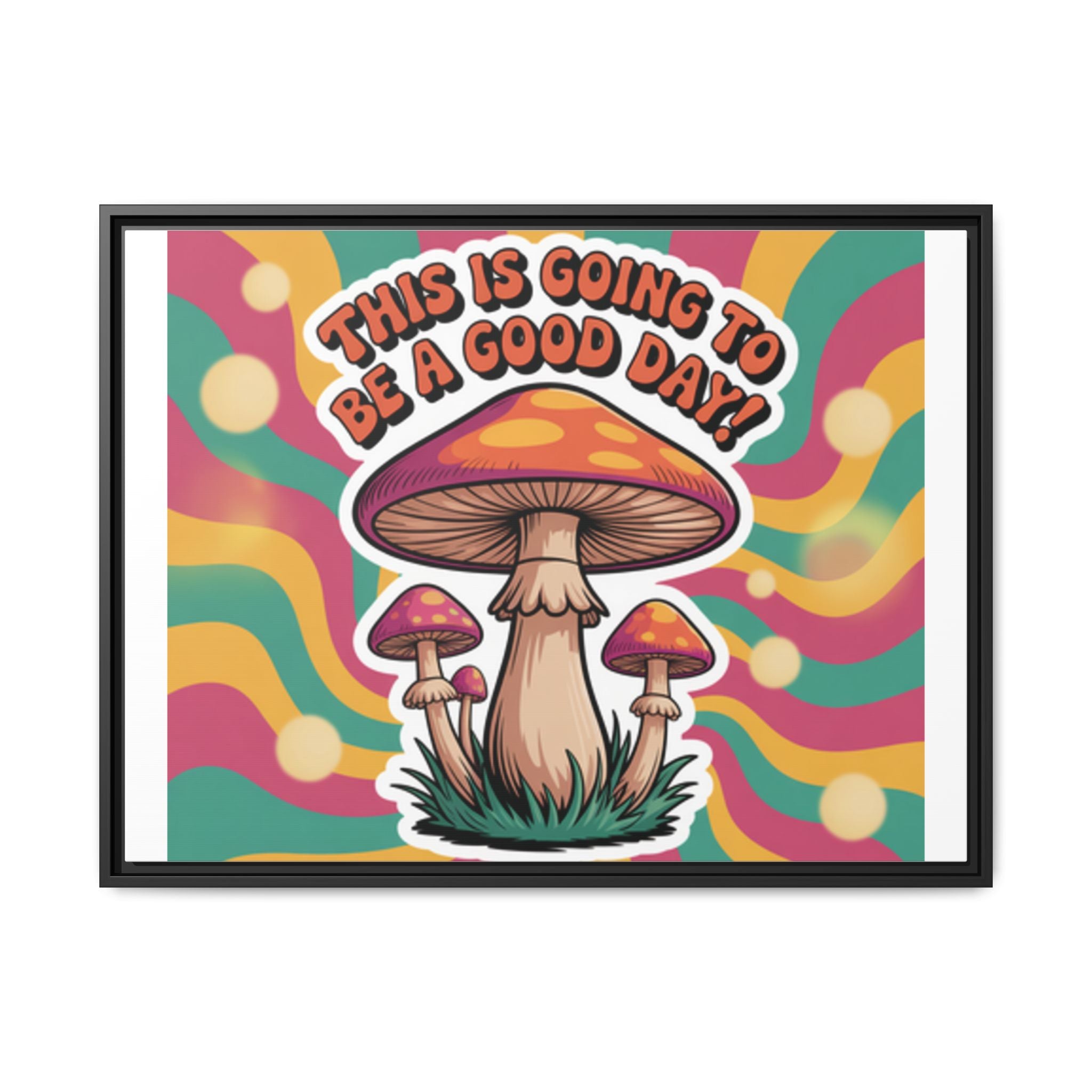 Colorful Framed Canvas Art - "This Is Going To Be A Good Day!" - Positive Vibe Decor, Wall Art for Home, Gift for Friends, Happy Day [...]