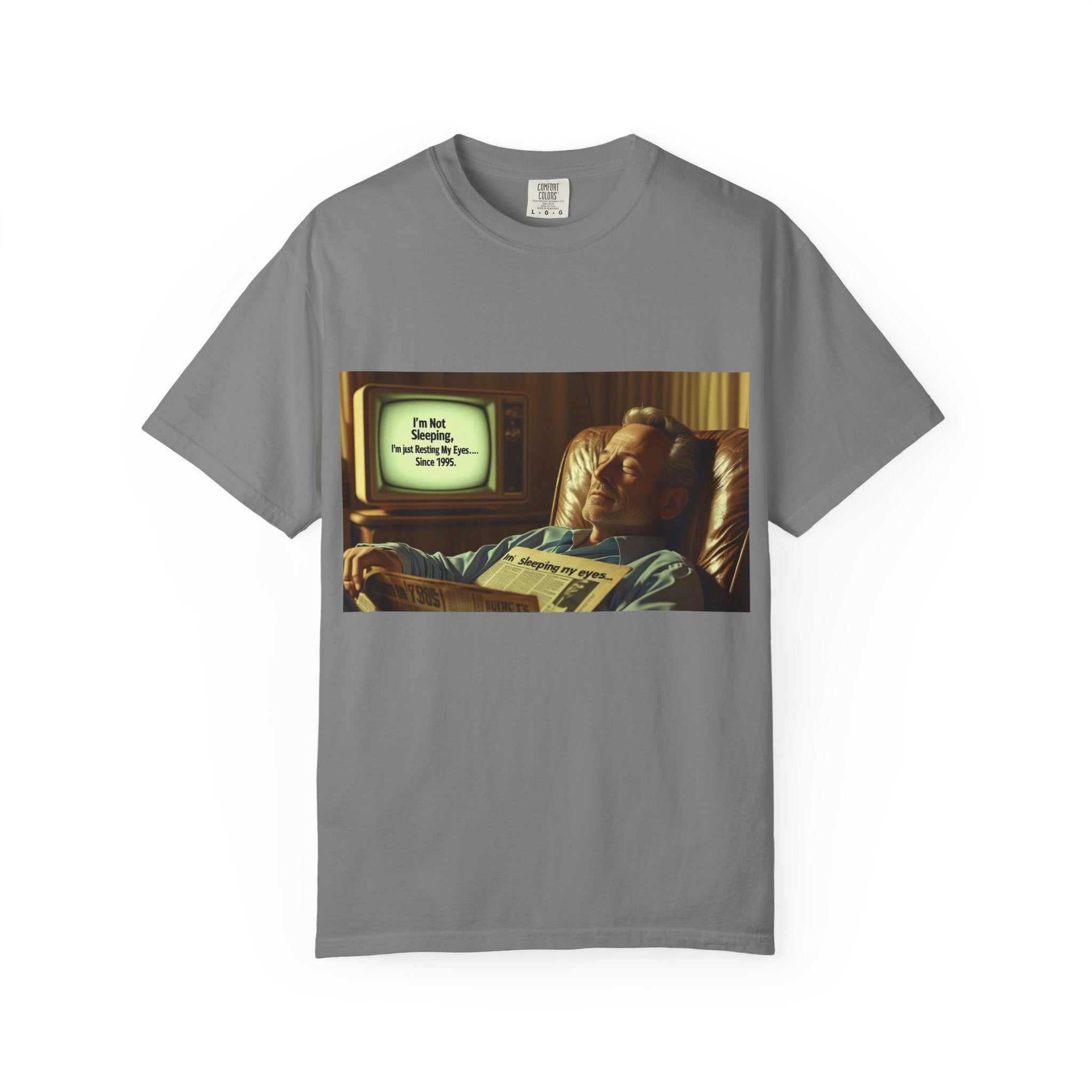 Vintage Humor Graphic Tee, Perfect for Relaxing, Gift for Couch Potatoes, Fun Statement T-Shirt, Father's Day, Casual Wear