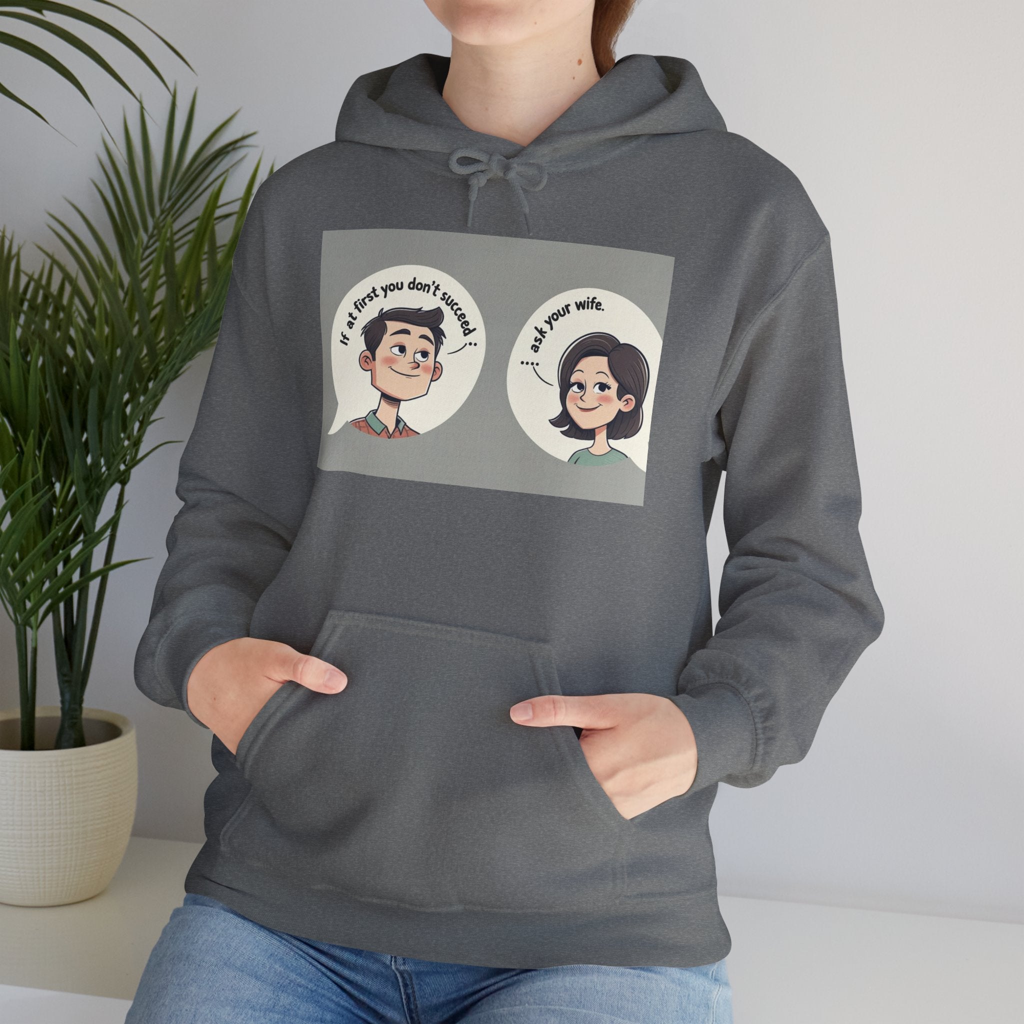Whimsical Conversation Hoodie - Fun Sweatshirt for Friends, Cozy Gift, Casual Wear, Graphic Pullover, Unisex Apparel
