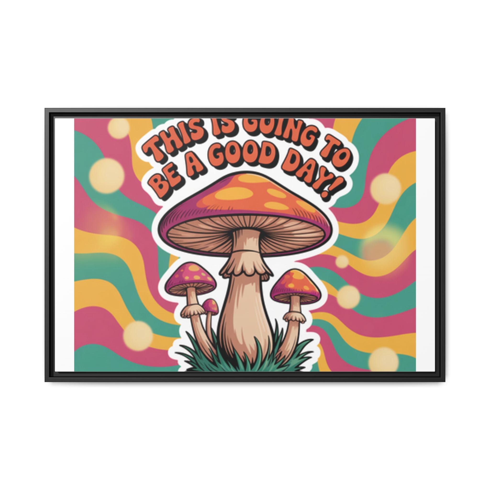 Colorful Framed Canvas Art - "This Is Going To Be A Good Day!" - Positive Vibe Decor, Wall Art for Home, Gift for Friends, Happy Day [...]