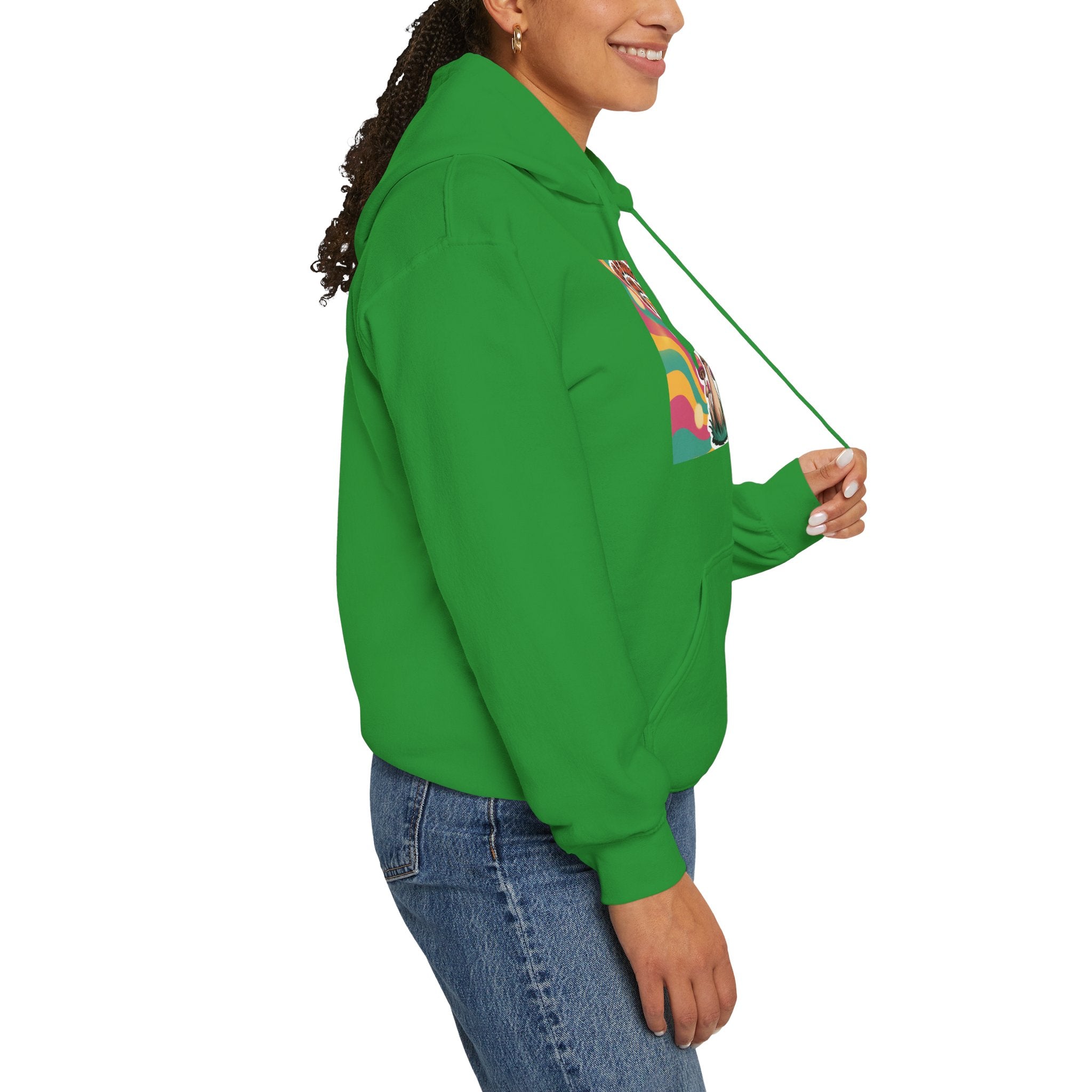 Groovy Mushroom Hoodie - Psychedelic Sweatshirt for Festivals, Cozy Gift for Nature Lovers, Unisex Pull-over for Good Vibes