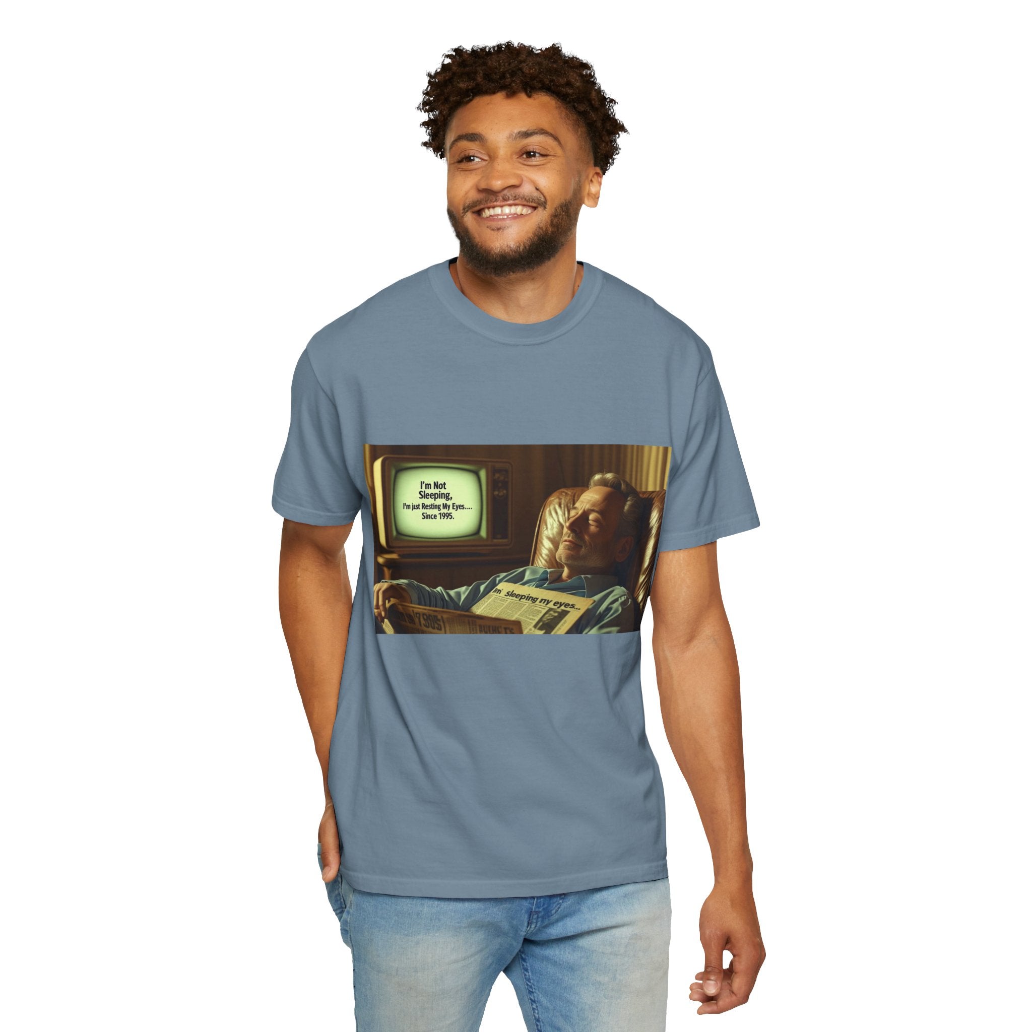 Vintage Humor Graphic Tee, Perfect for Relaxing, Gift for Couch Potatoes, Fun Statement T-Shirt, Father's Day, Casual Wear