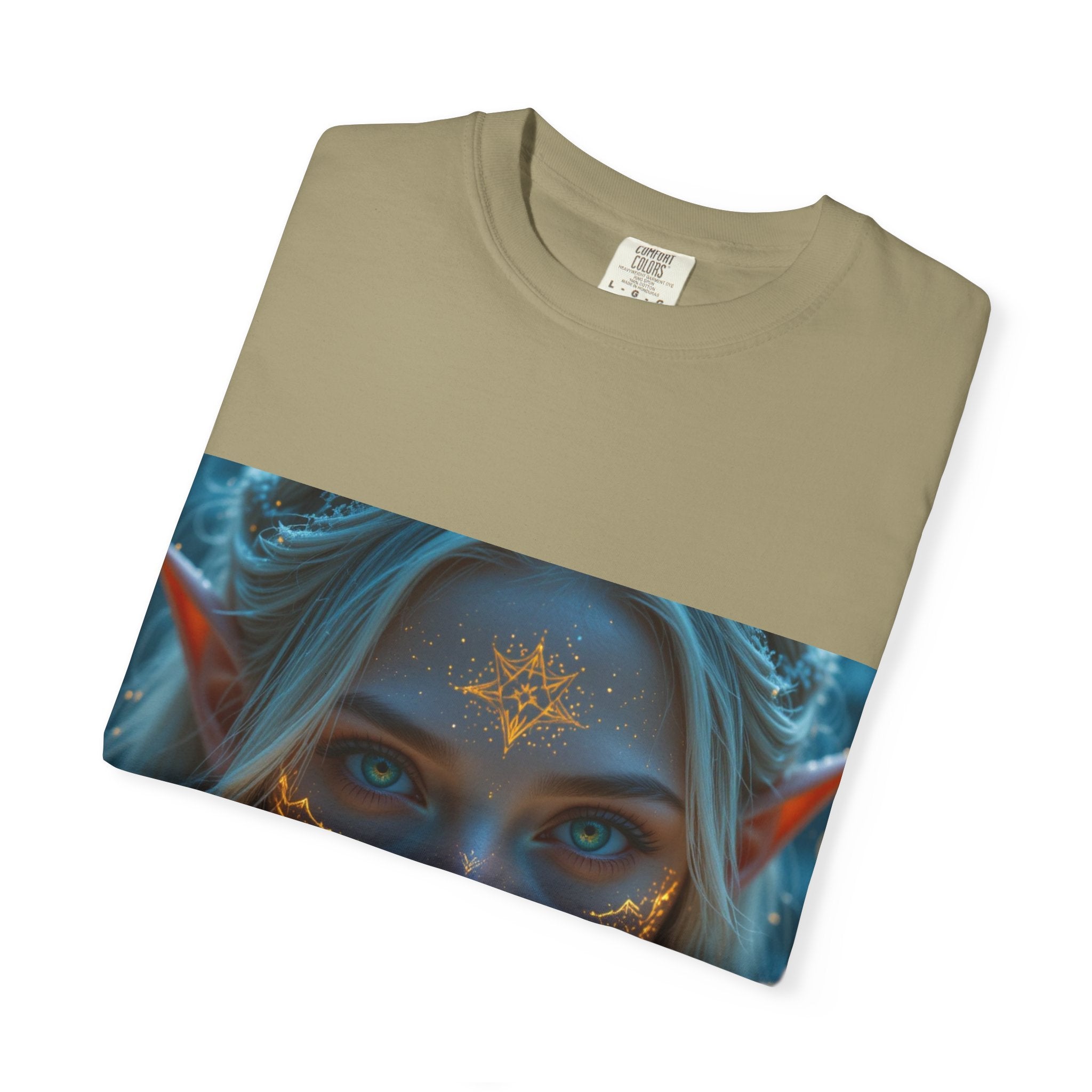Fantasy-Inspired Elf Princess Unisex T-Shirt, Boho Style Tee for Art Lovers, Gift for Creatives, Dreamy Aesthetic Shirt, Unique Fan Merchandise