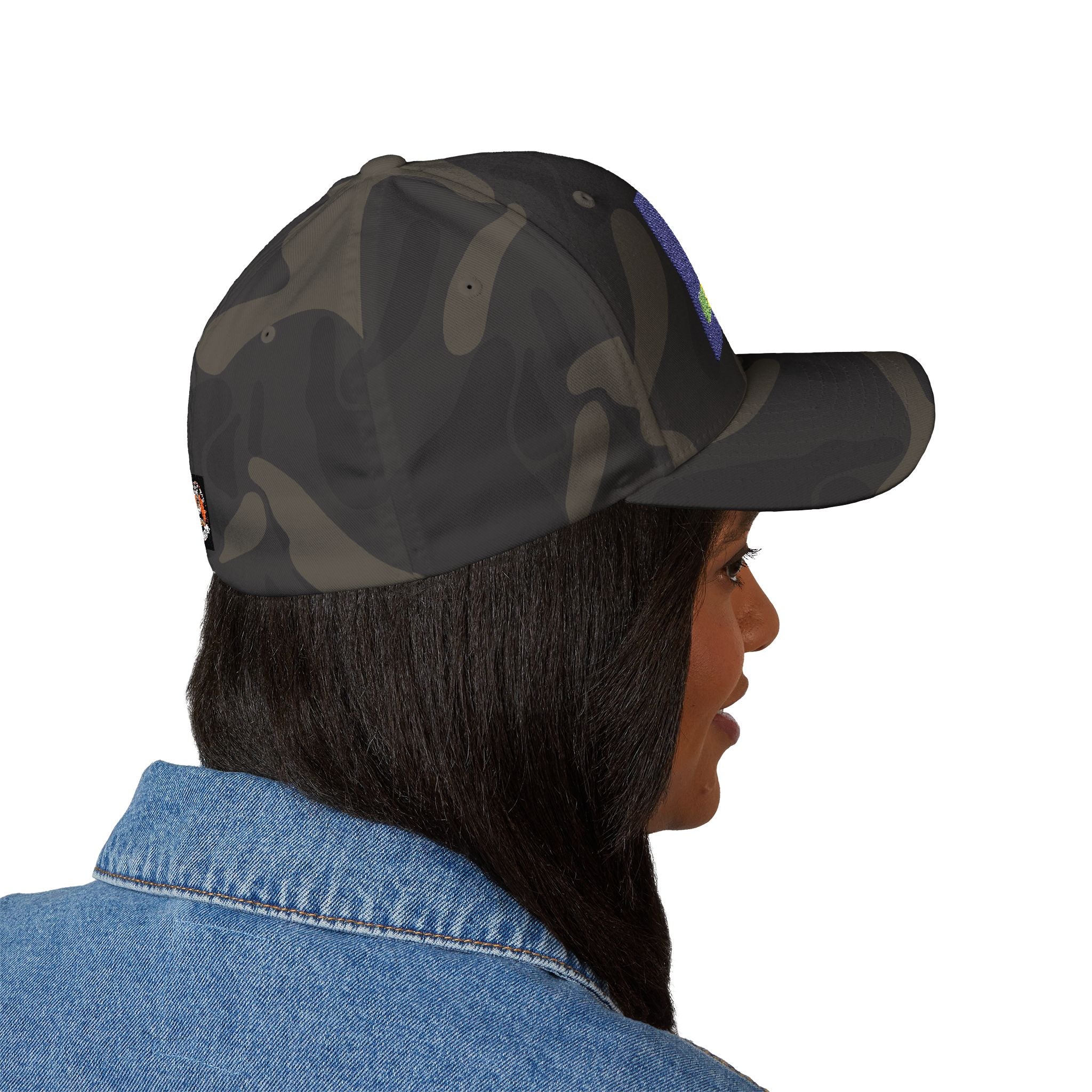 Embroidered Closed-Back Structured Cap - Trendy Apparel for Everyday Wear, Gifts for Him, Casual Style, Summer Accessory, Unique Design