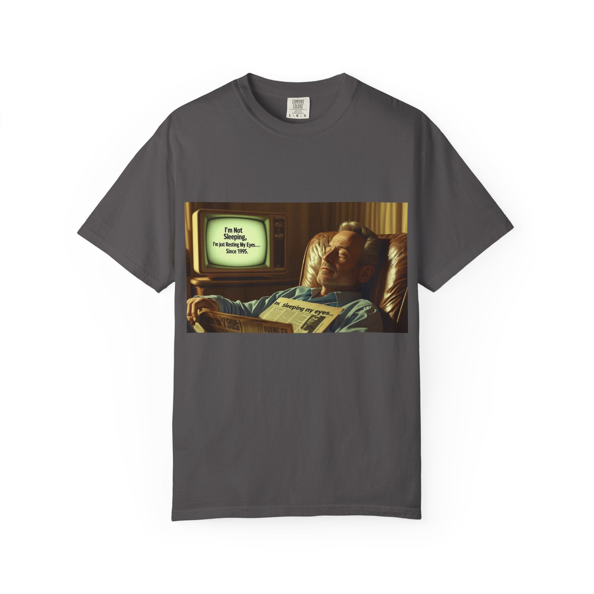 Vintage Humor Graphic Tee, Perfect for Relaxing, Gift for Couch Potatoes, Fun Statement T-Shirt, Father's Day, Casual Wear