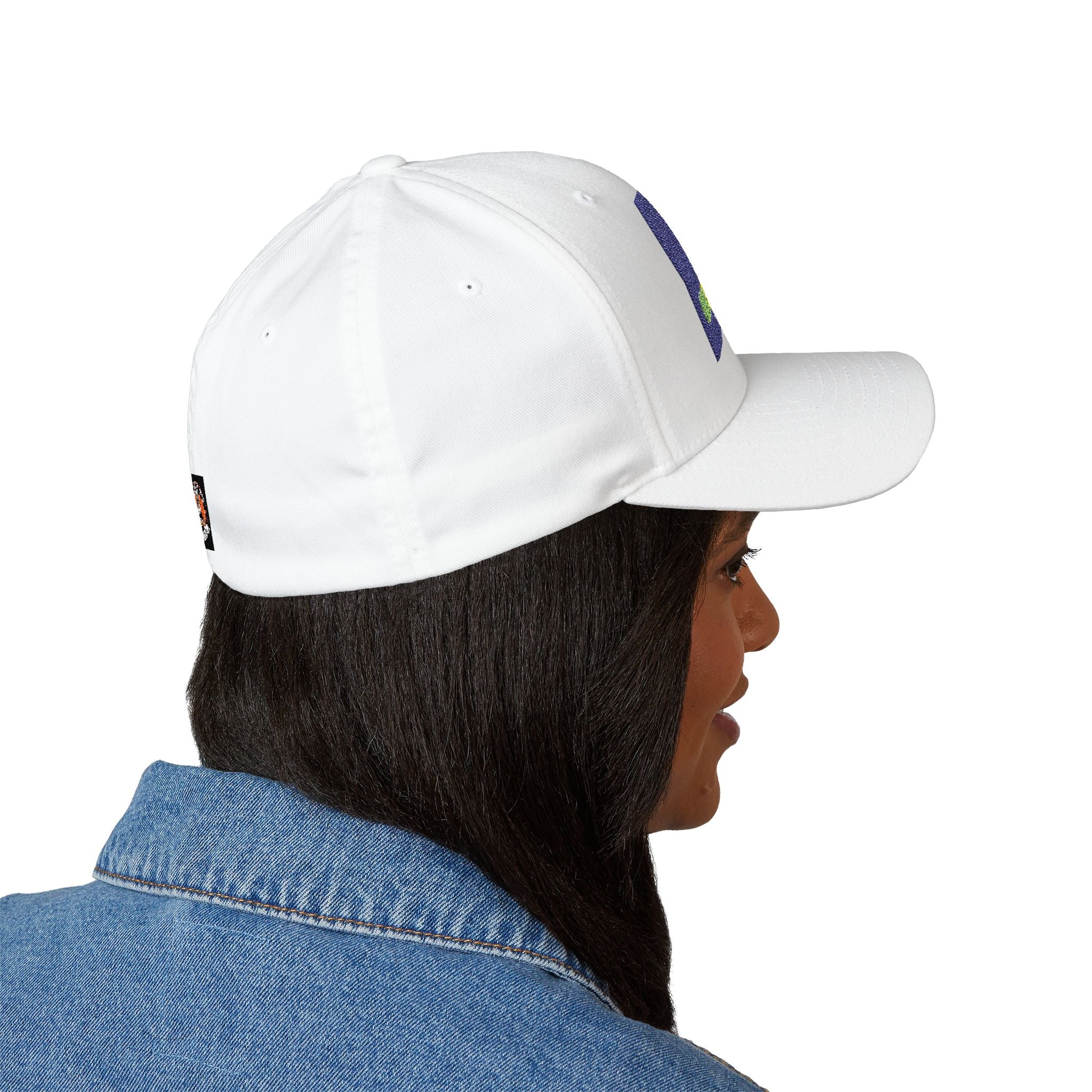 Embroidered Closed-Back Structured Cap - Trendy Apparel for Everyday Wear, Gifts for Him, Casual Style, Summer Accessory, Unique Design