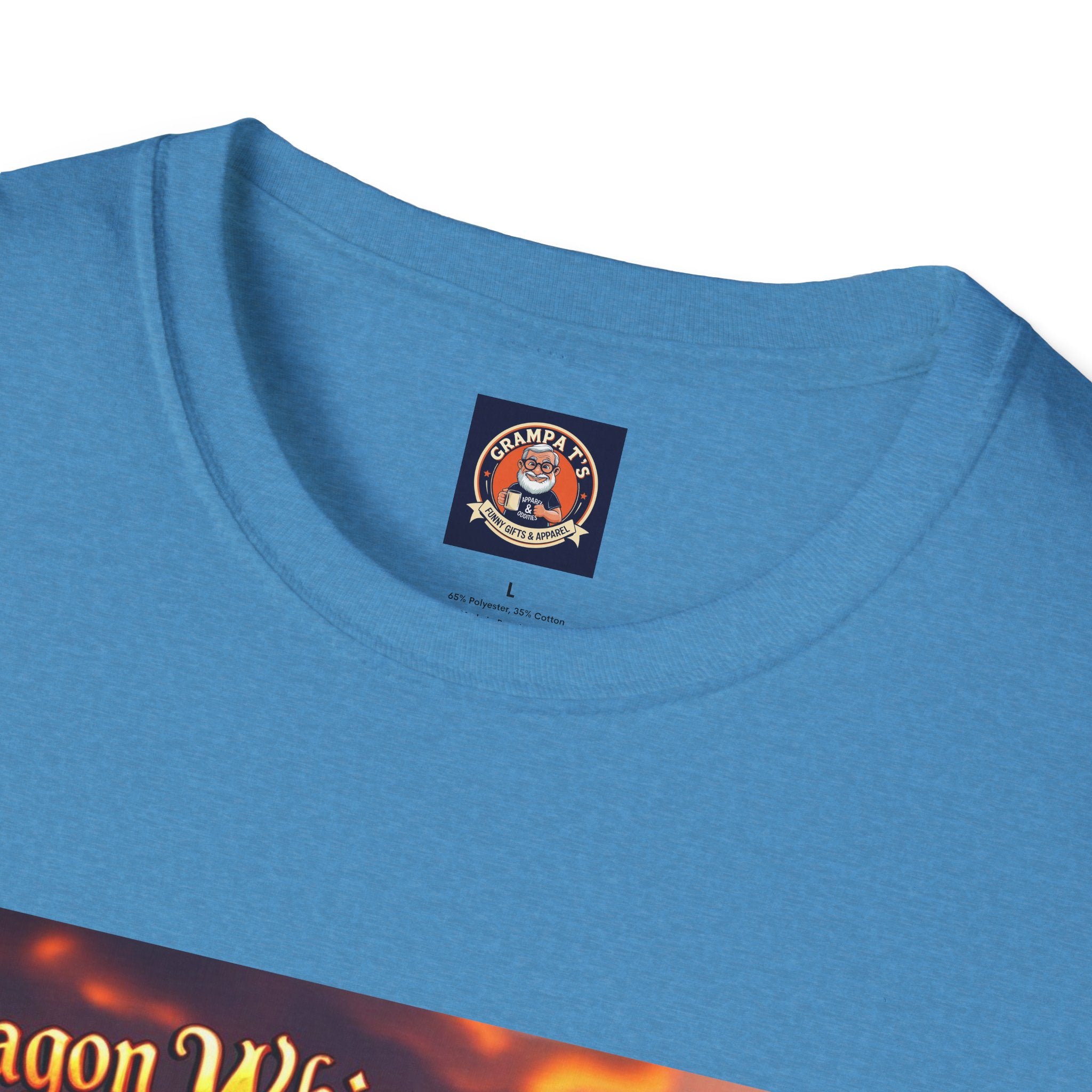 Funny Dragon Whisperer Unisex Softstyle T-Shirt | Fantasy Apparel, Gift for Dragon Lovers, Kids & Adults, Birthday Present, Magical Vibe