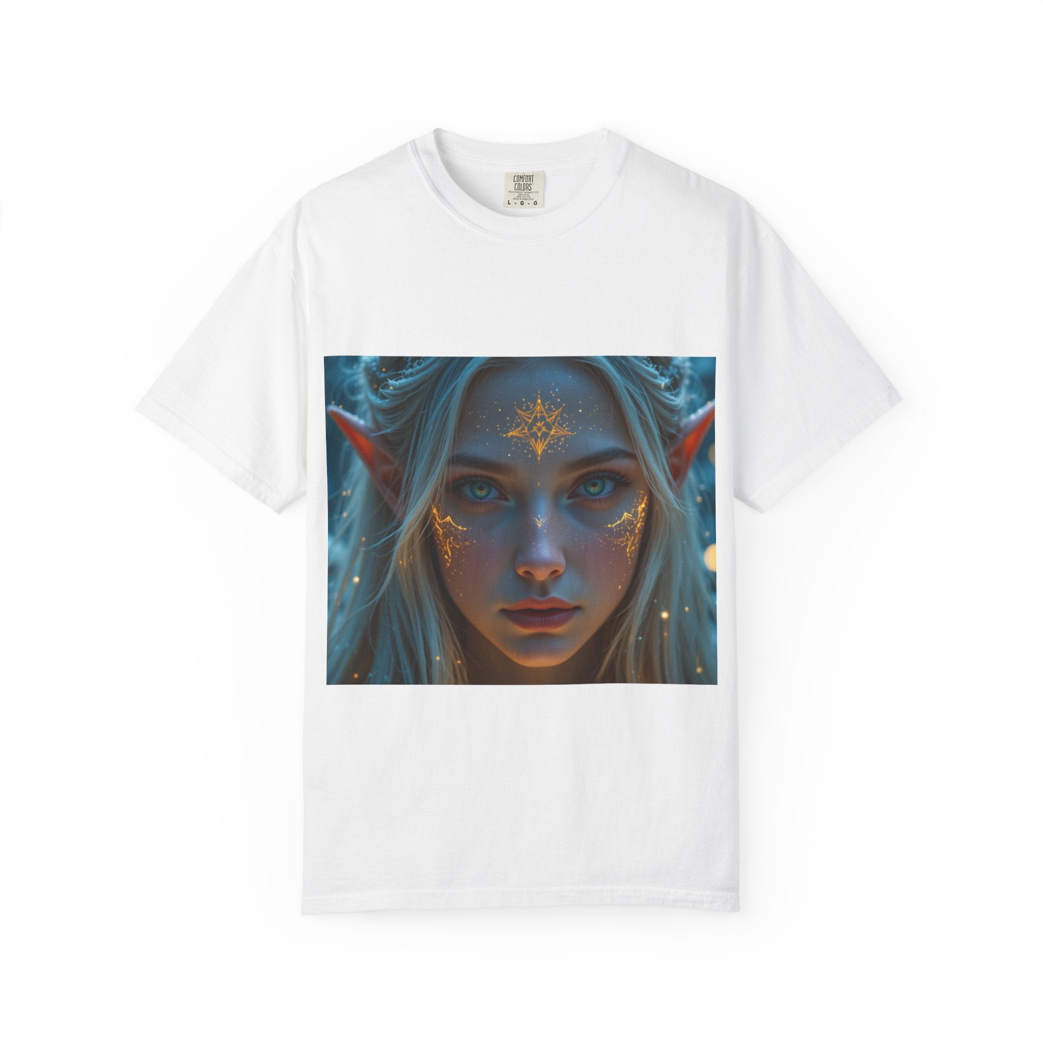 Fantasy-Inspired Elf Princess Unisex T-Shirt, Boho Style Tee for Art Lovers, Gift for Creatives, Dreamy Aesthetic Shirt, Unique Fan Merchandise